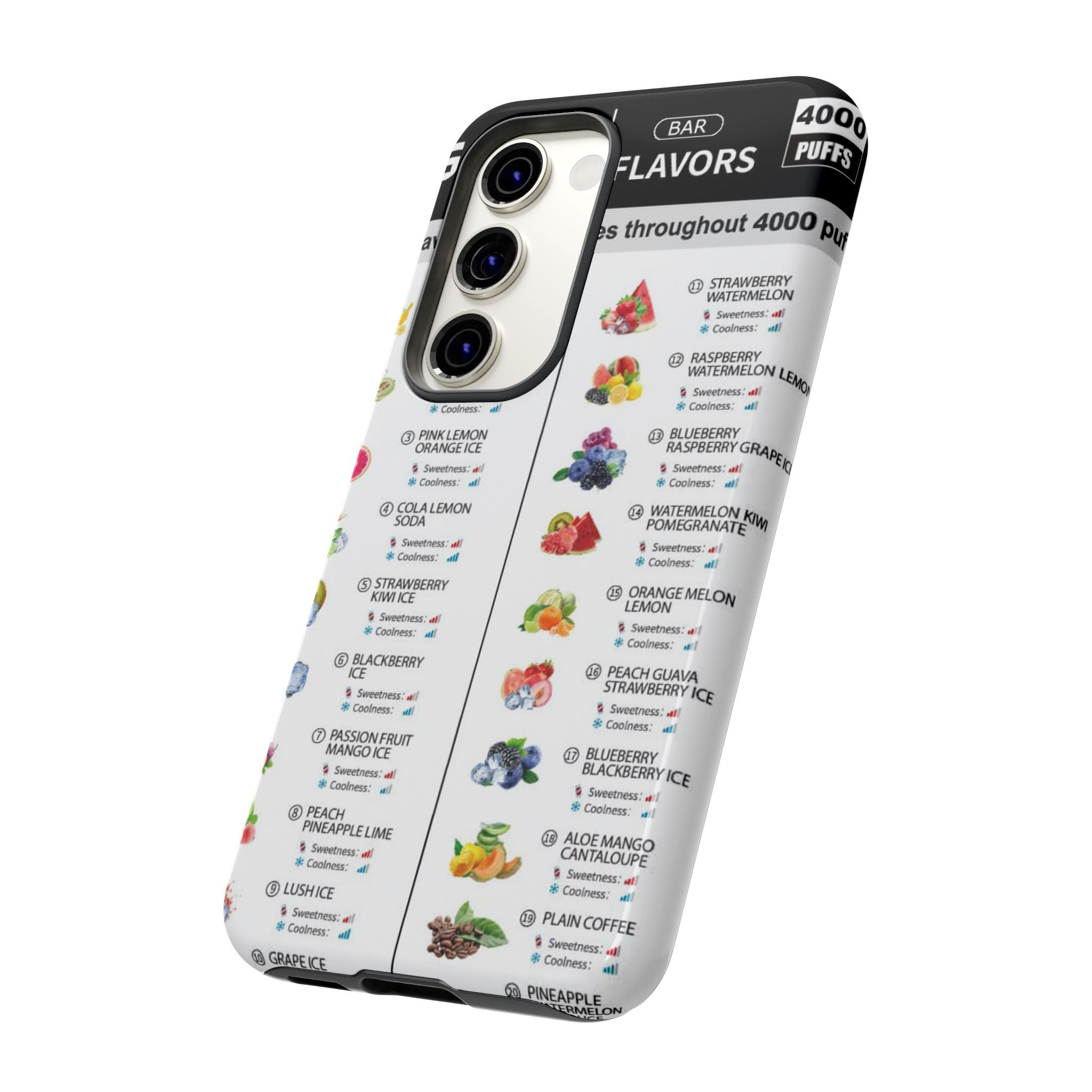 Vape Menu - Tough Case