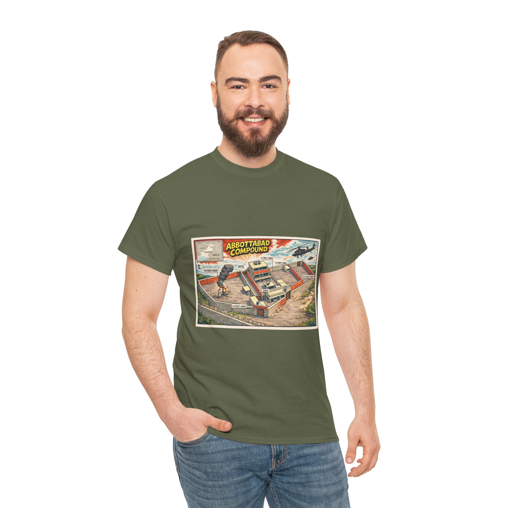 Abbottabad Compound Comic - T-Shirt