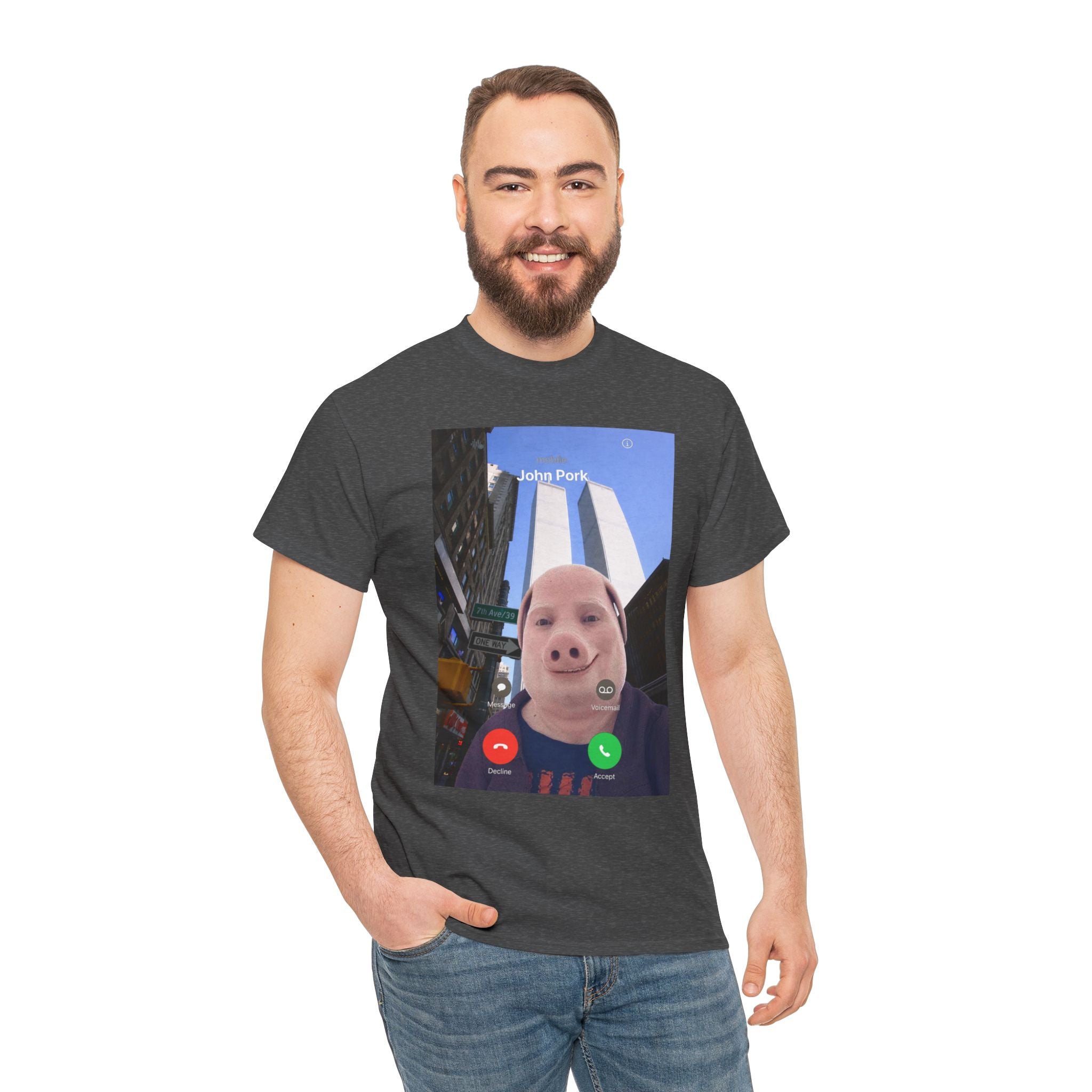 John Pork in New York - T-Shirt