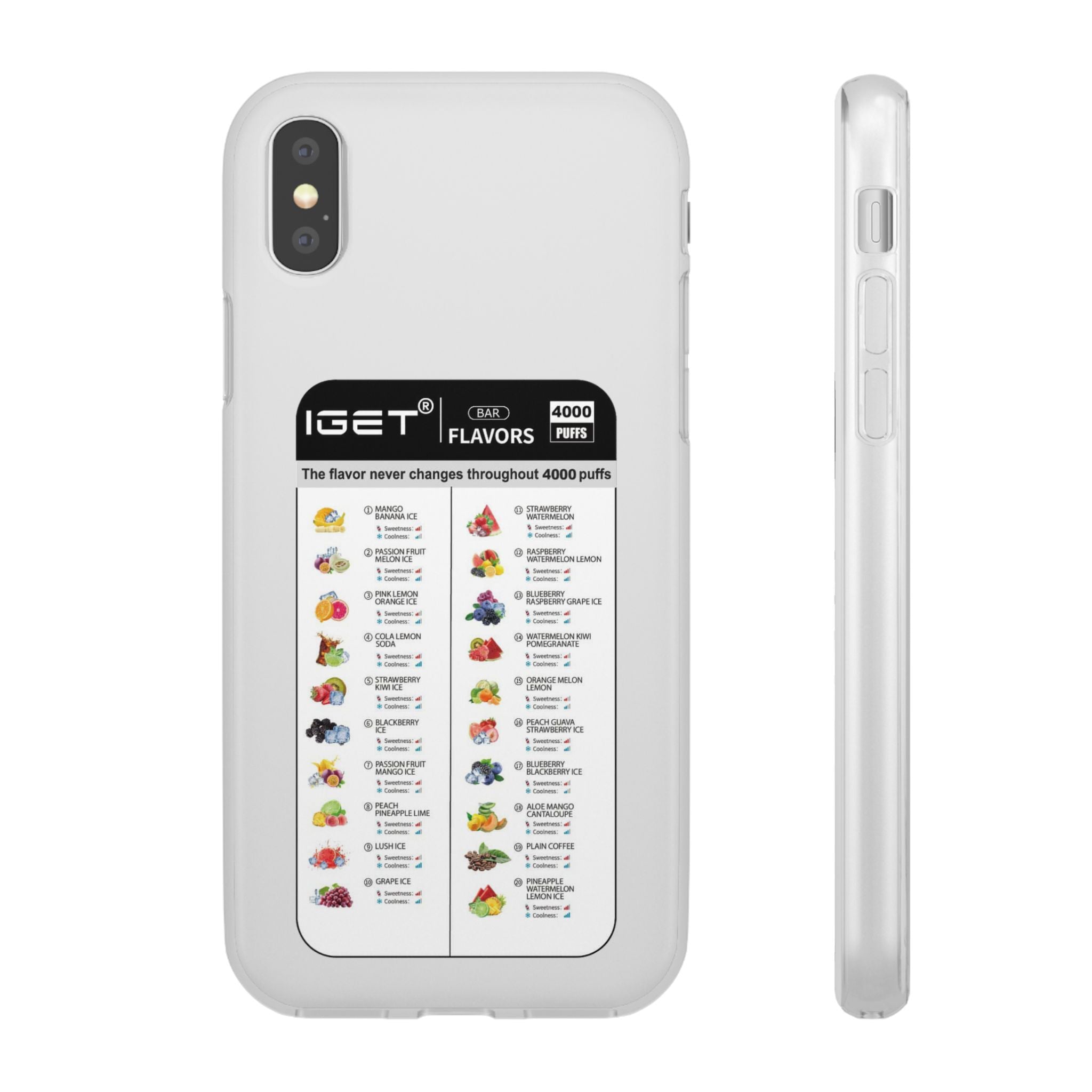 Vape Menu - Flexi Case