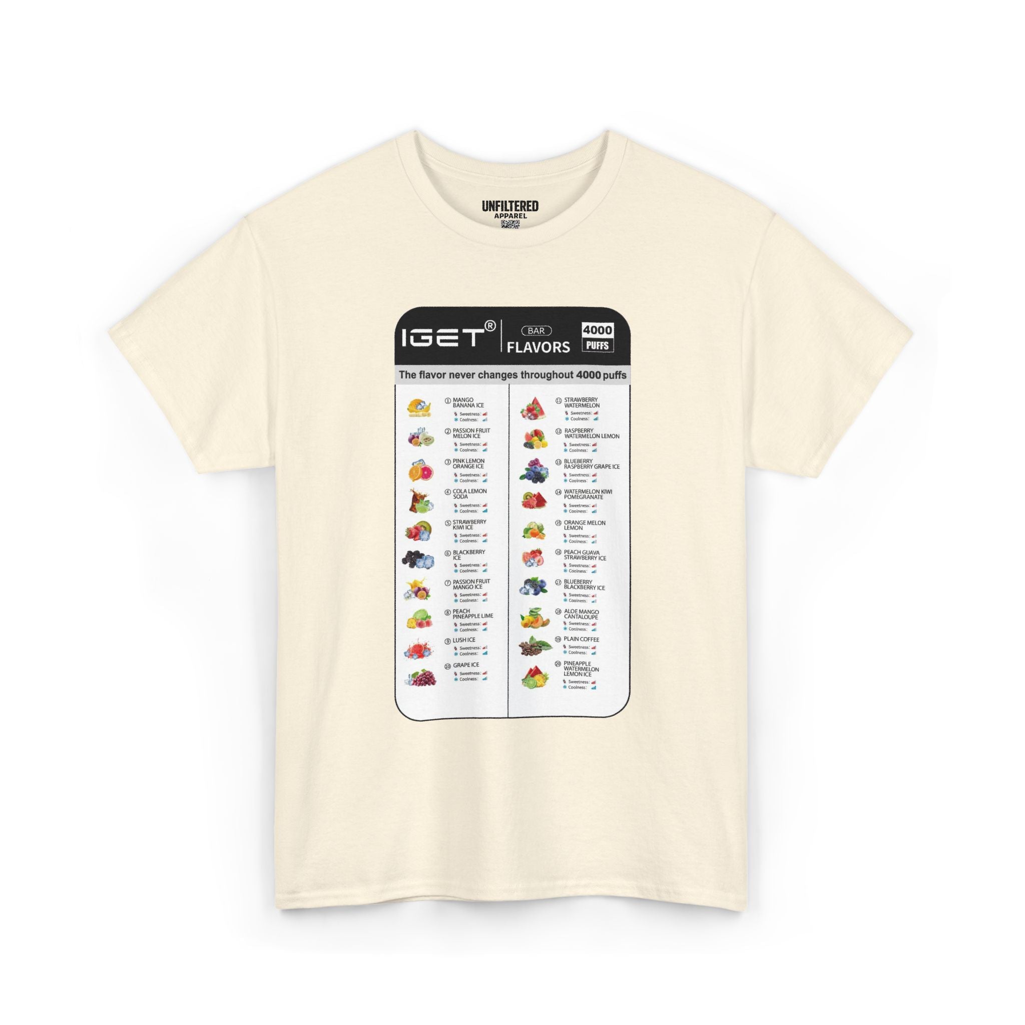 Vape Menu - T-Shirt