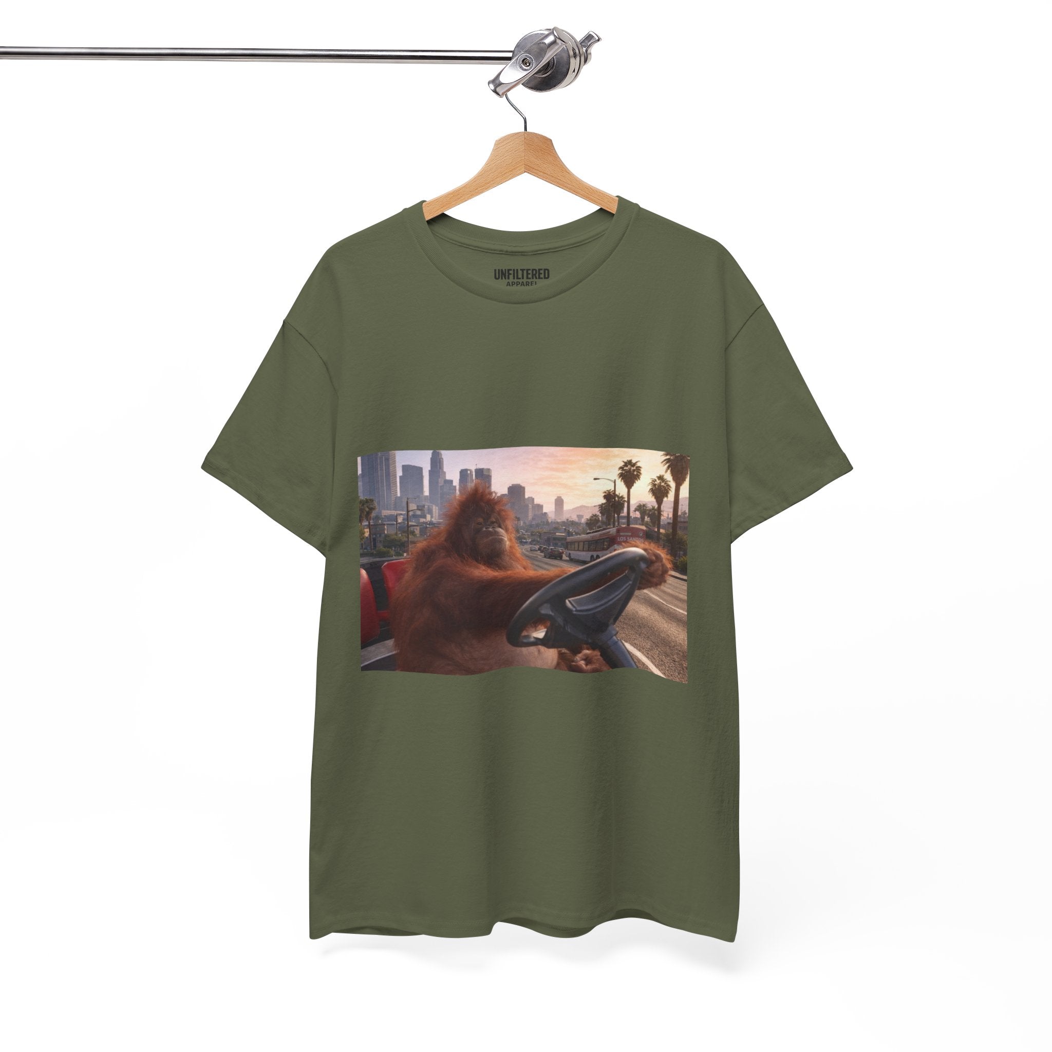 Orangutan Driving Los Santos - T-Shirt