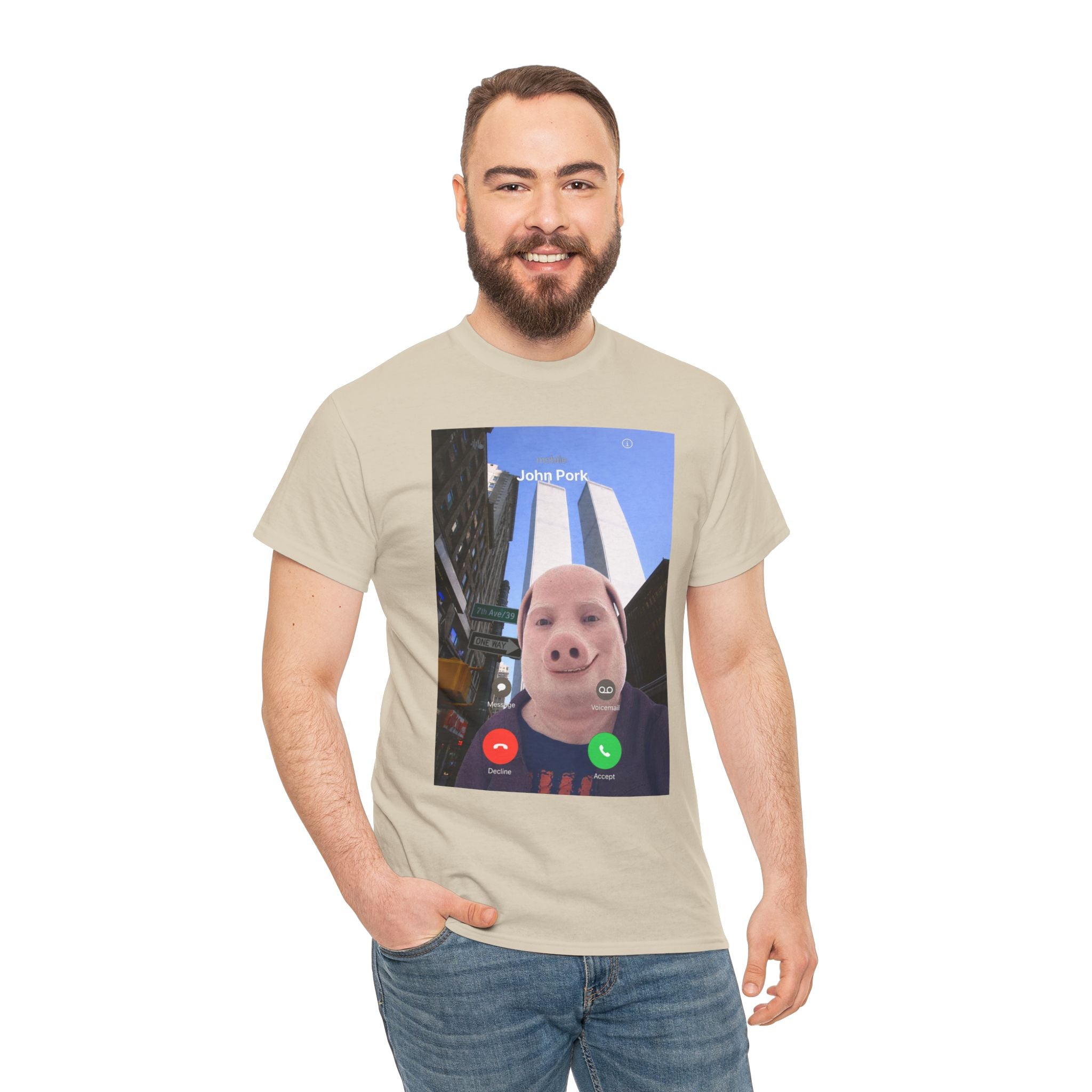 John Pork in New York - T-Shirt