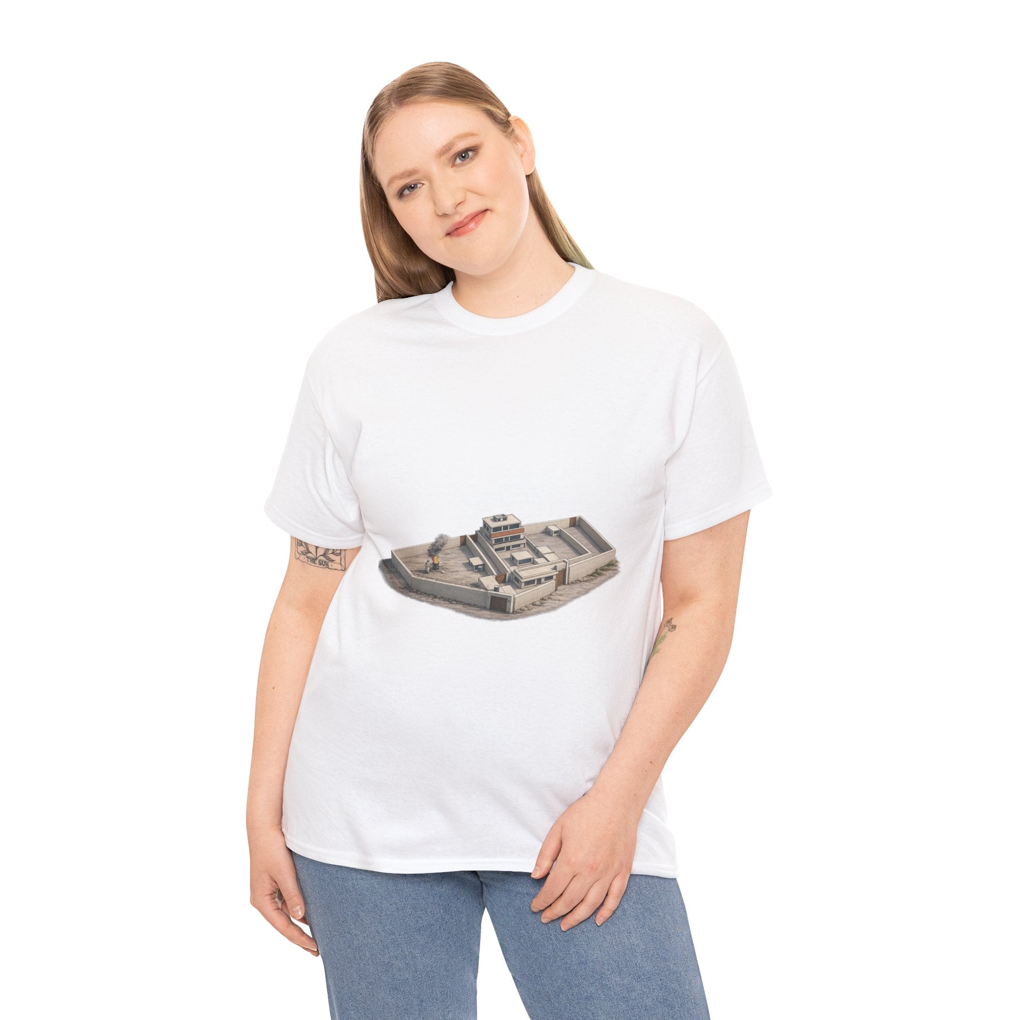 Abbottabad Compound Illustration - T-Shirt