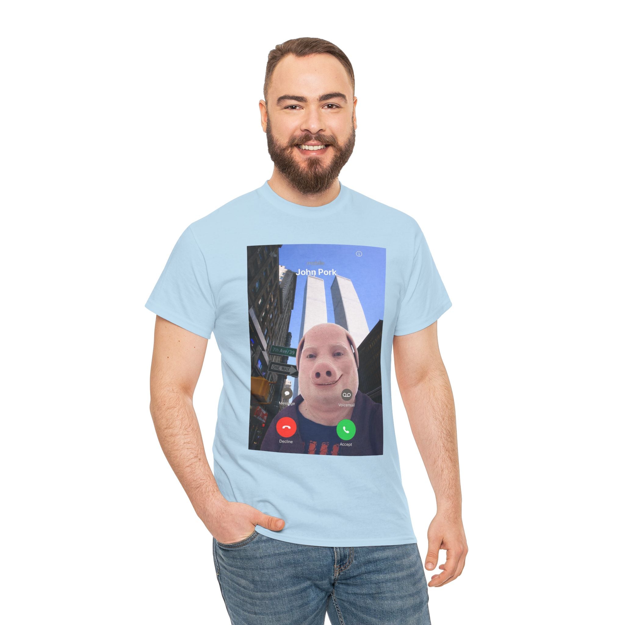 John Pork in New York - T-Shirt