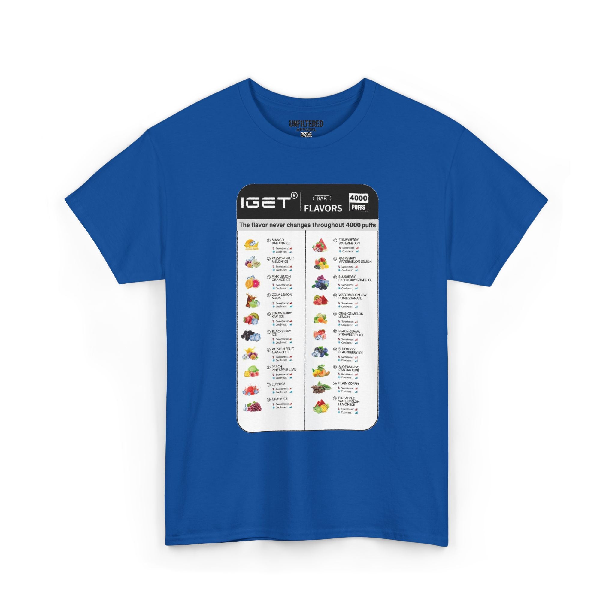 Vape Menu - T-Shirt