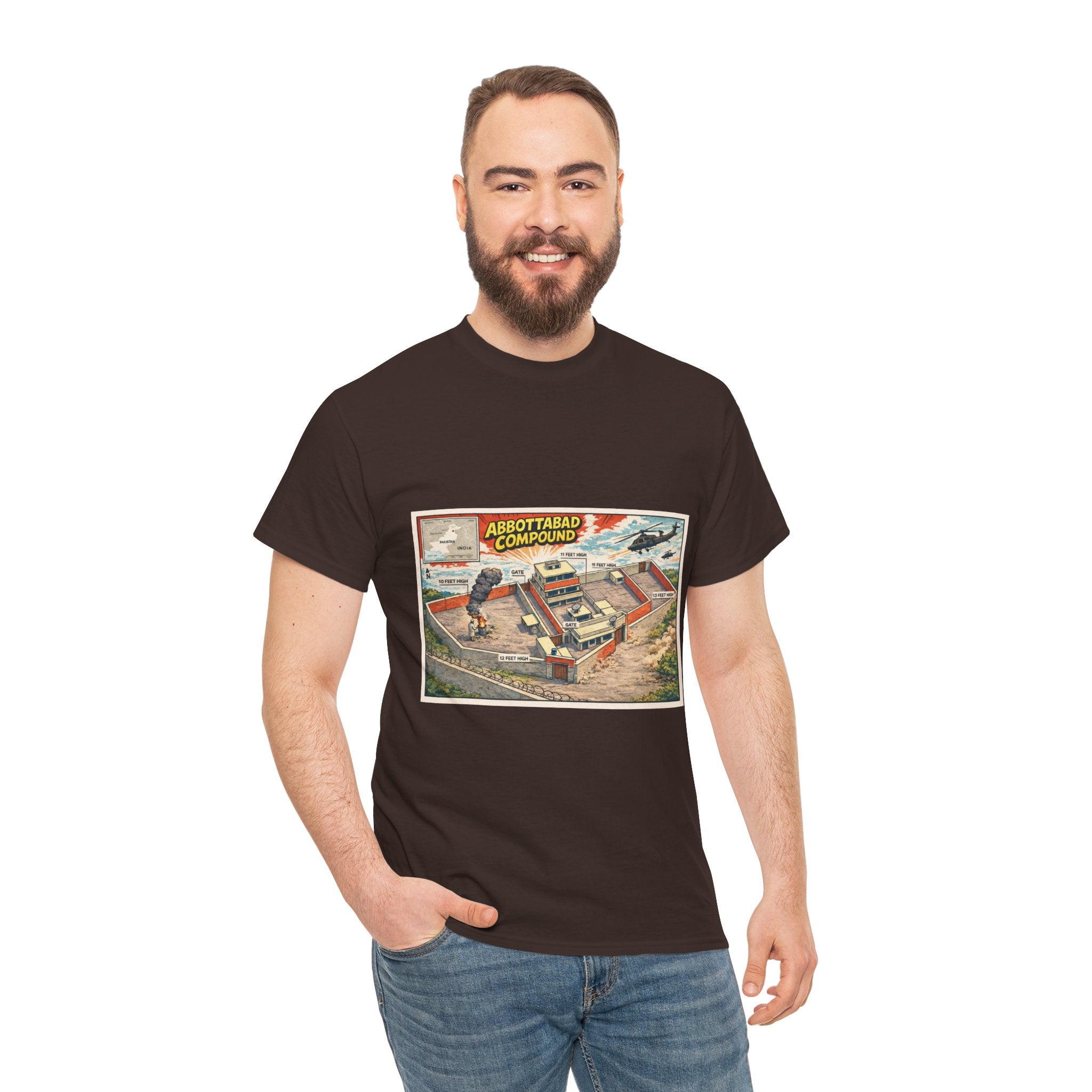 Abbottabad Compound Comic - T-Shirt