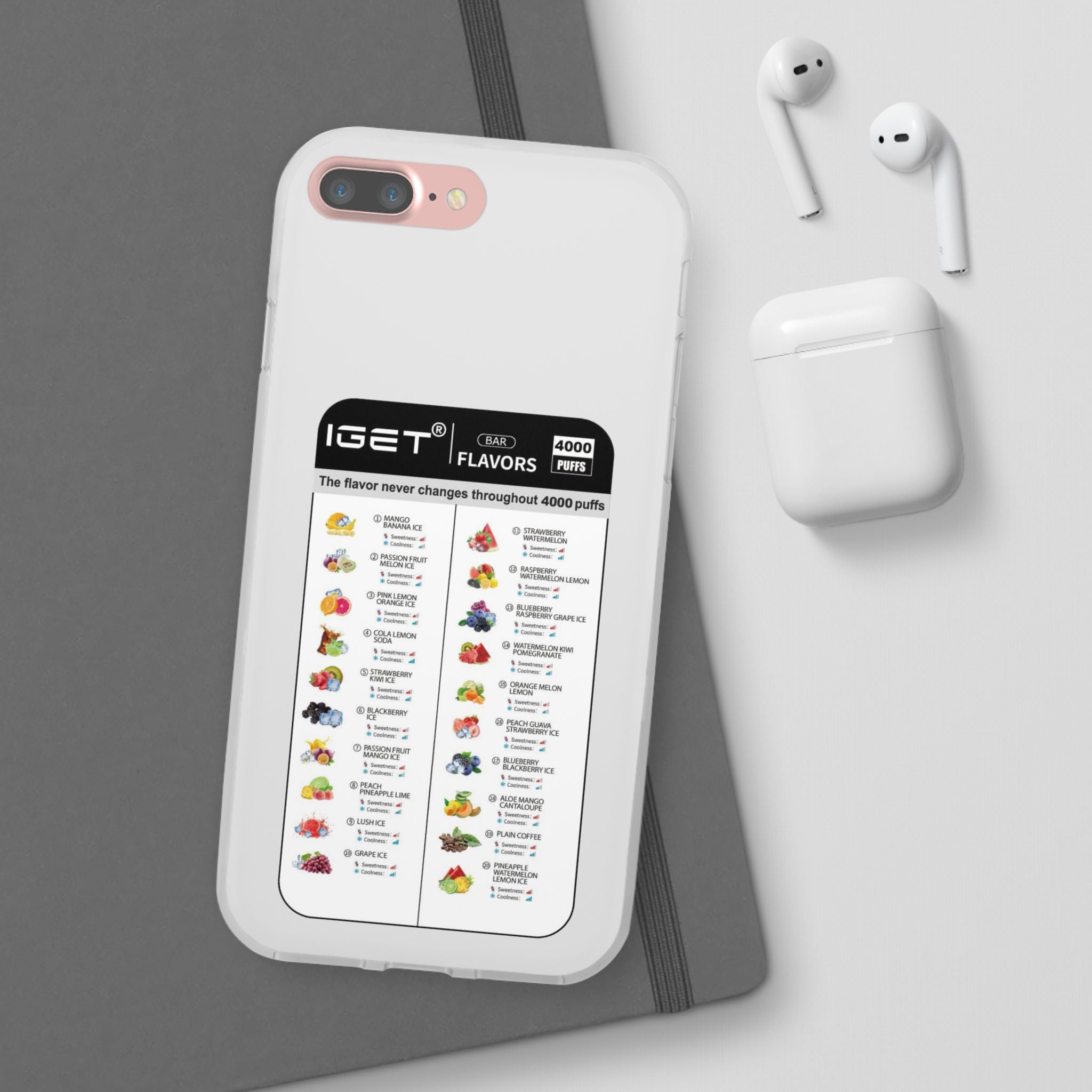 Vape Menu - Flexi Case