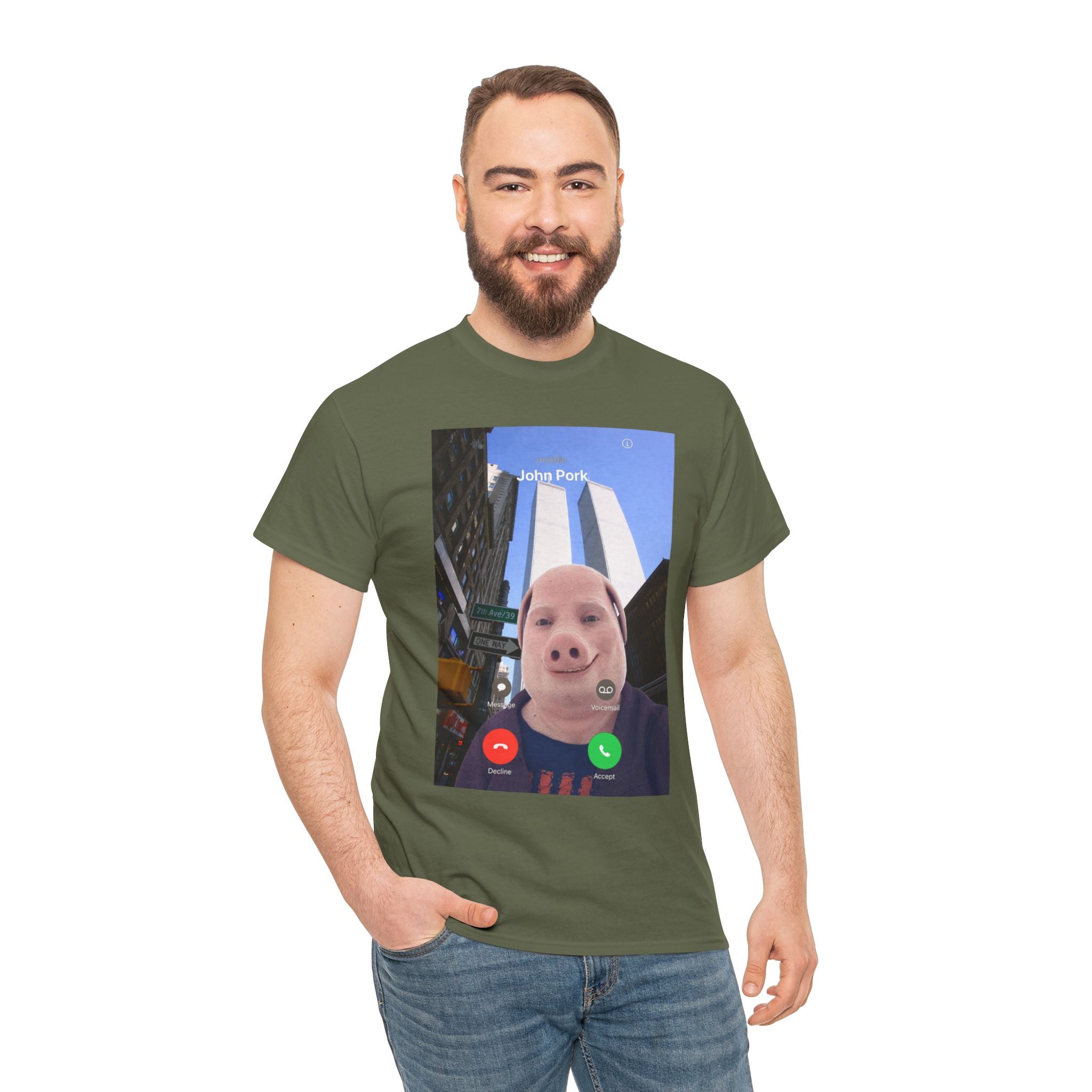 John Pork in New York - T-Shirt