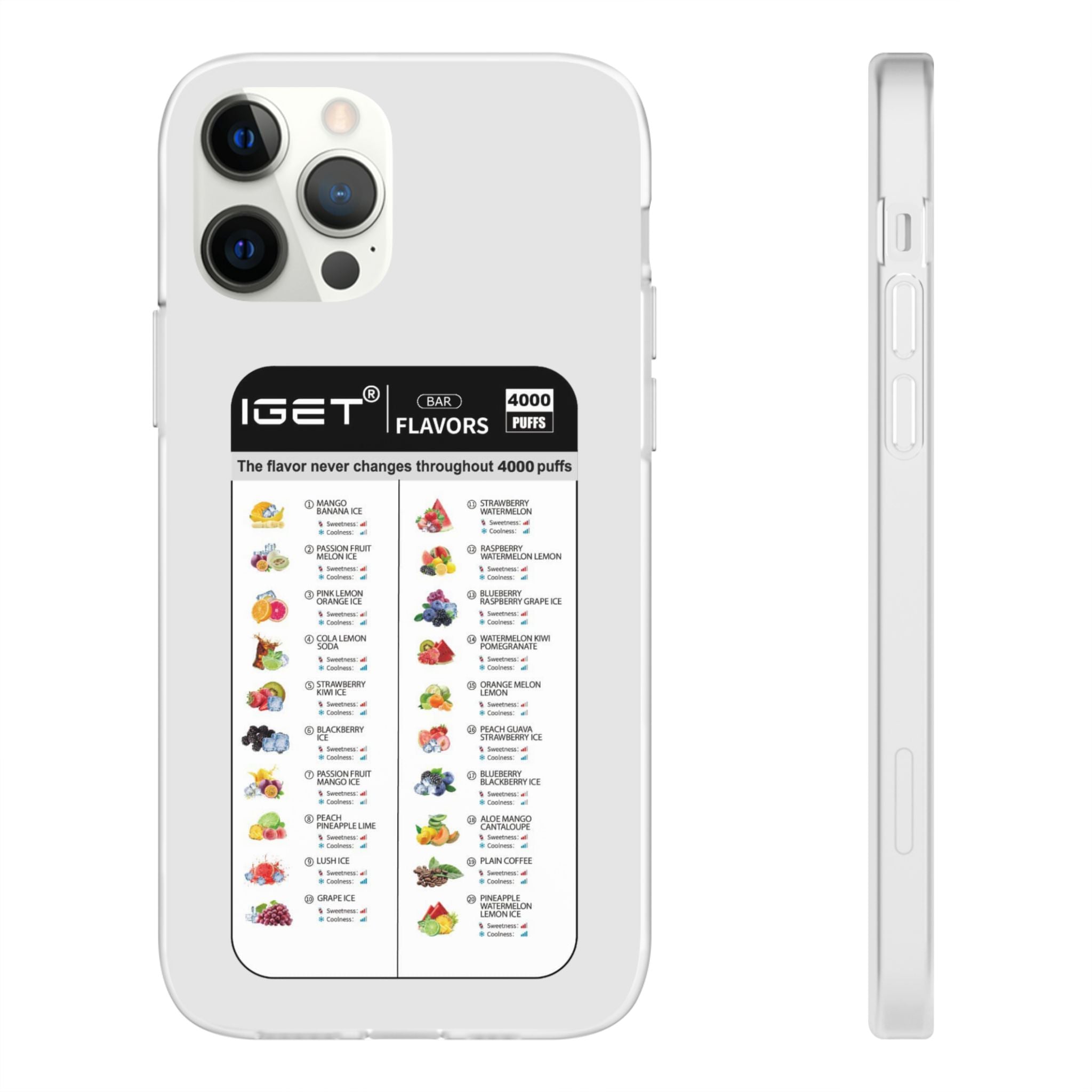 Vape Menu - Flexi Case