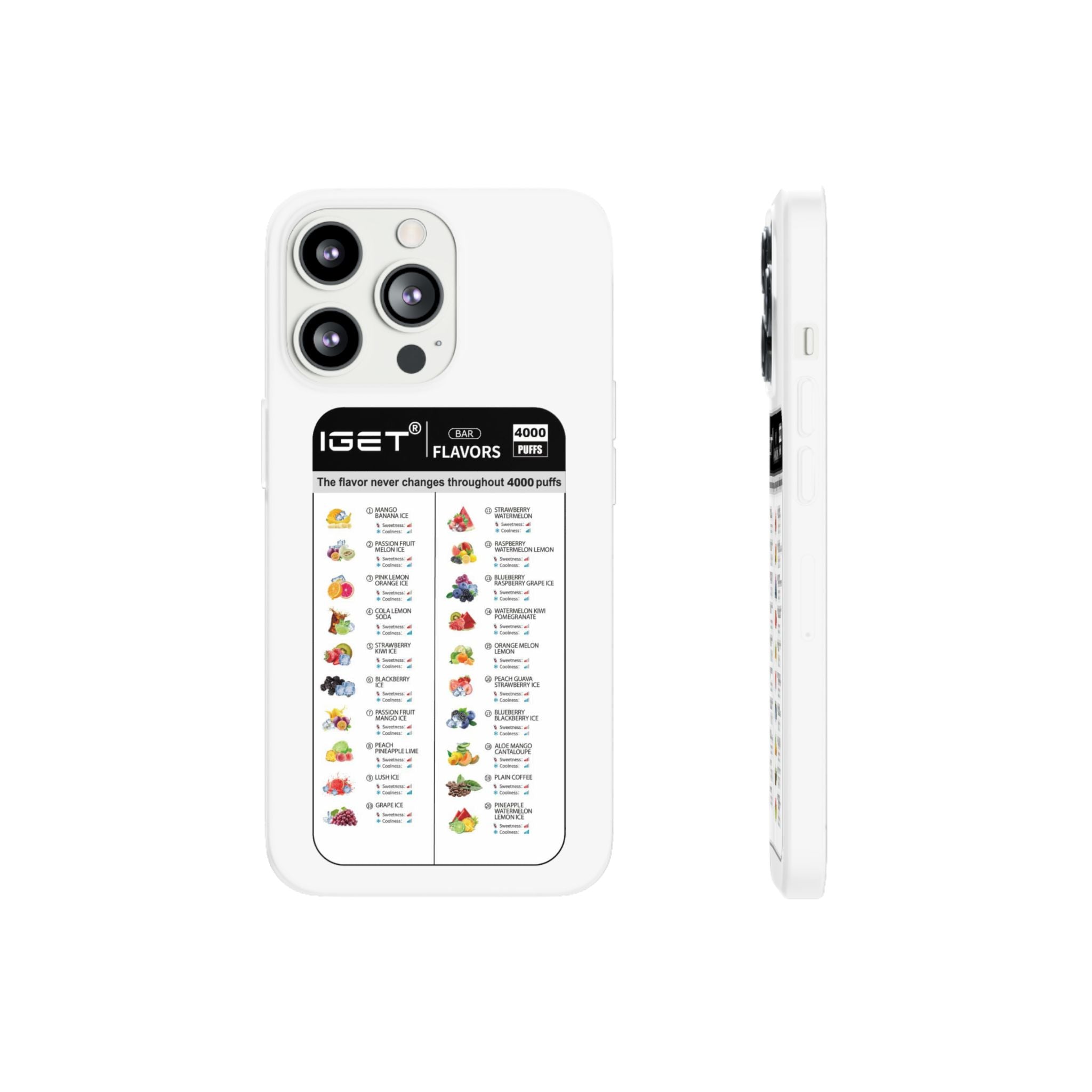 Vape Menu - Flexi Case