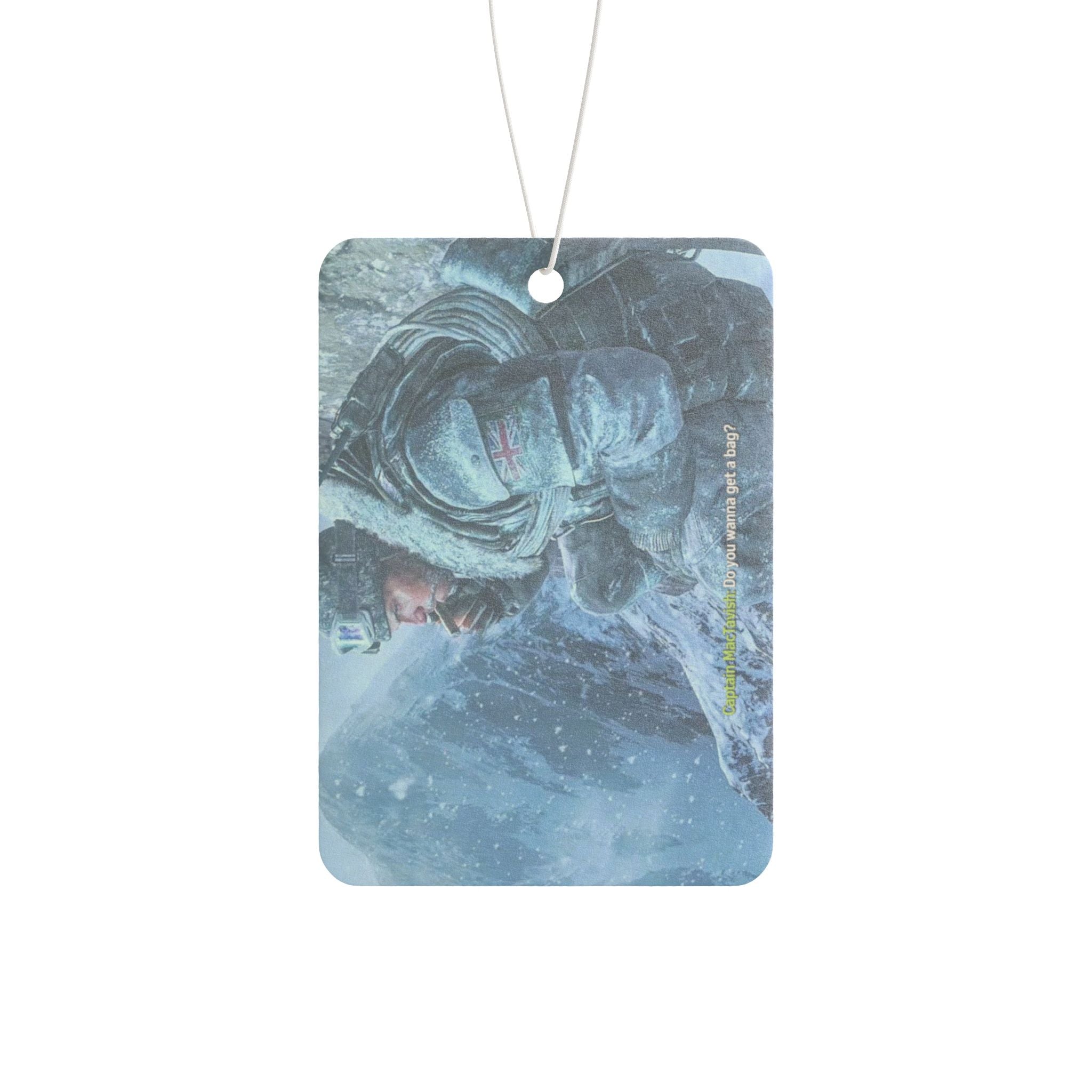 'MacTavish, Cliffhanger' -  Car Air Freshener