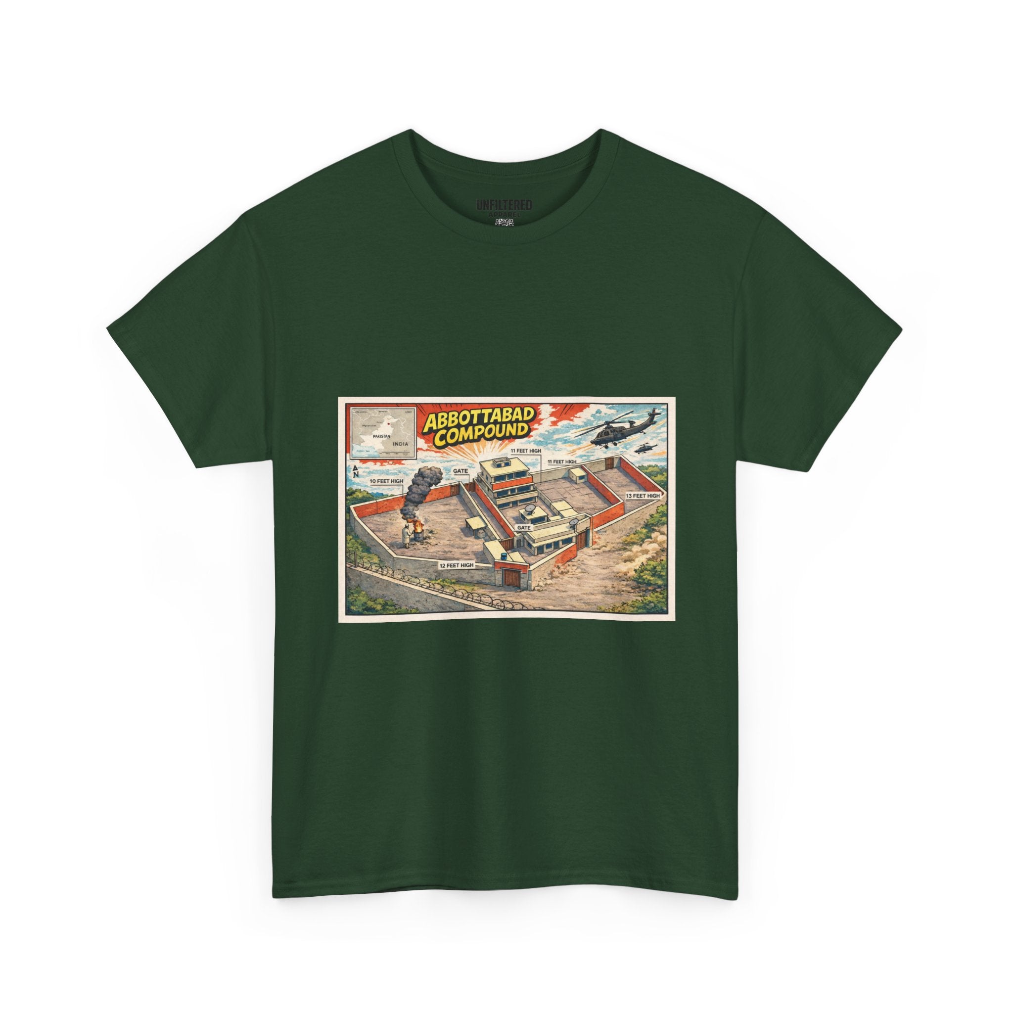 Abbottabad Compound Comic - T-Shirt