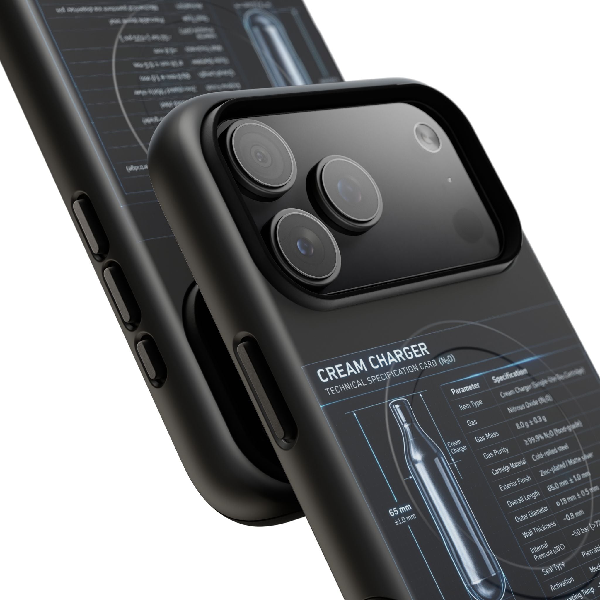 Cream Charger Blueprint - Tough Magnetic Case