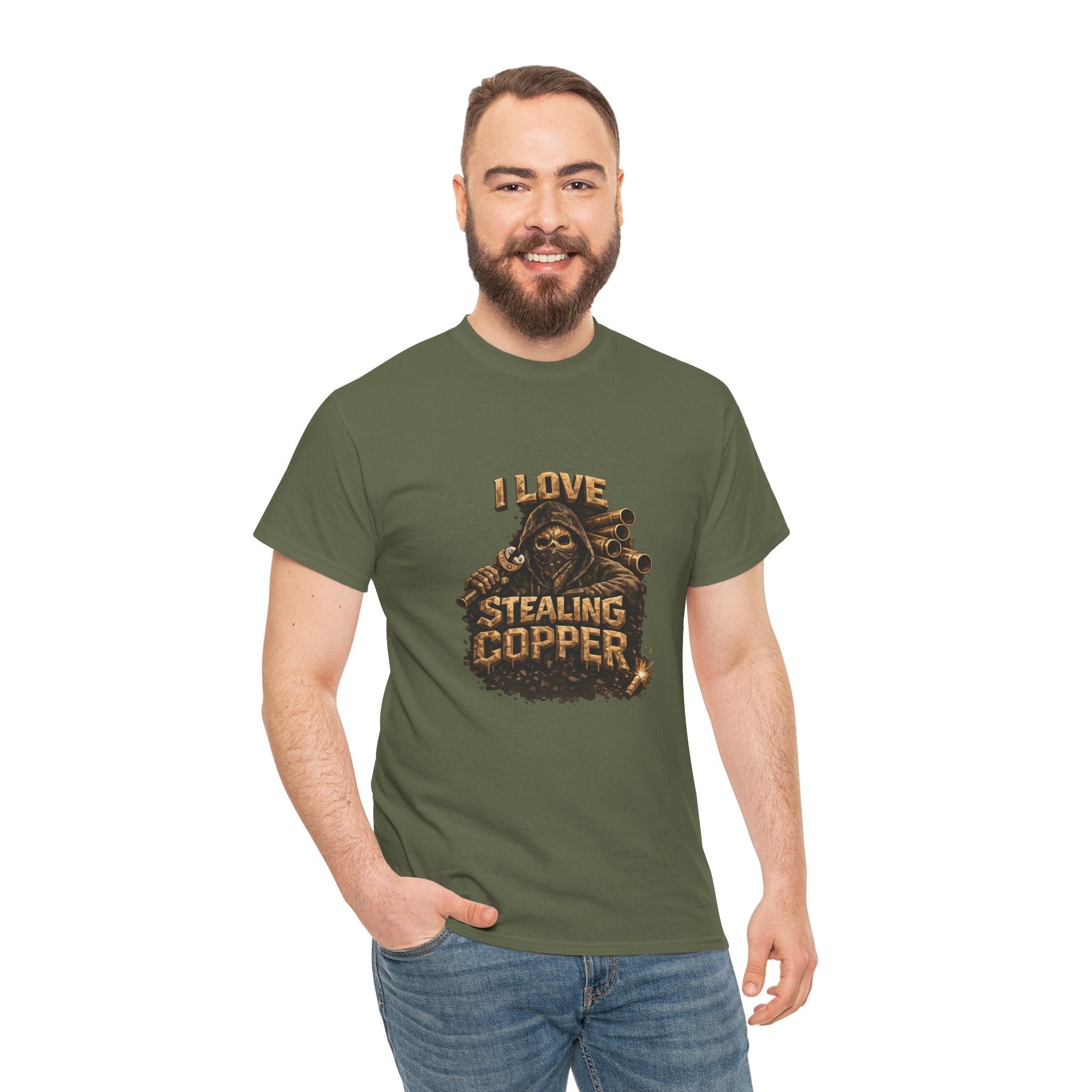 "I Love Stealing Copper" - T-Shirt