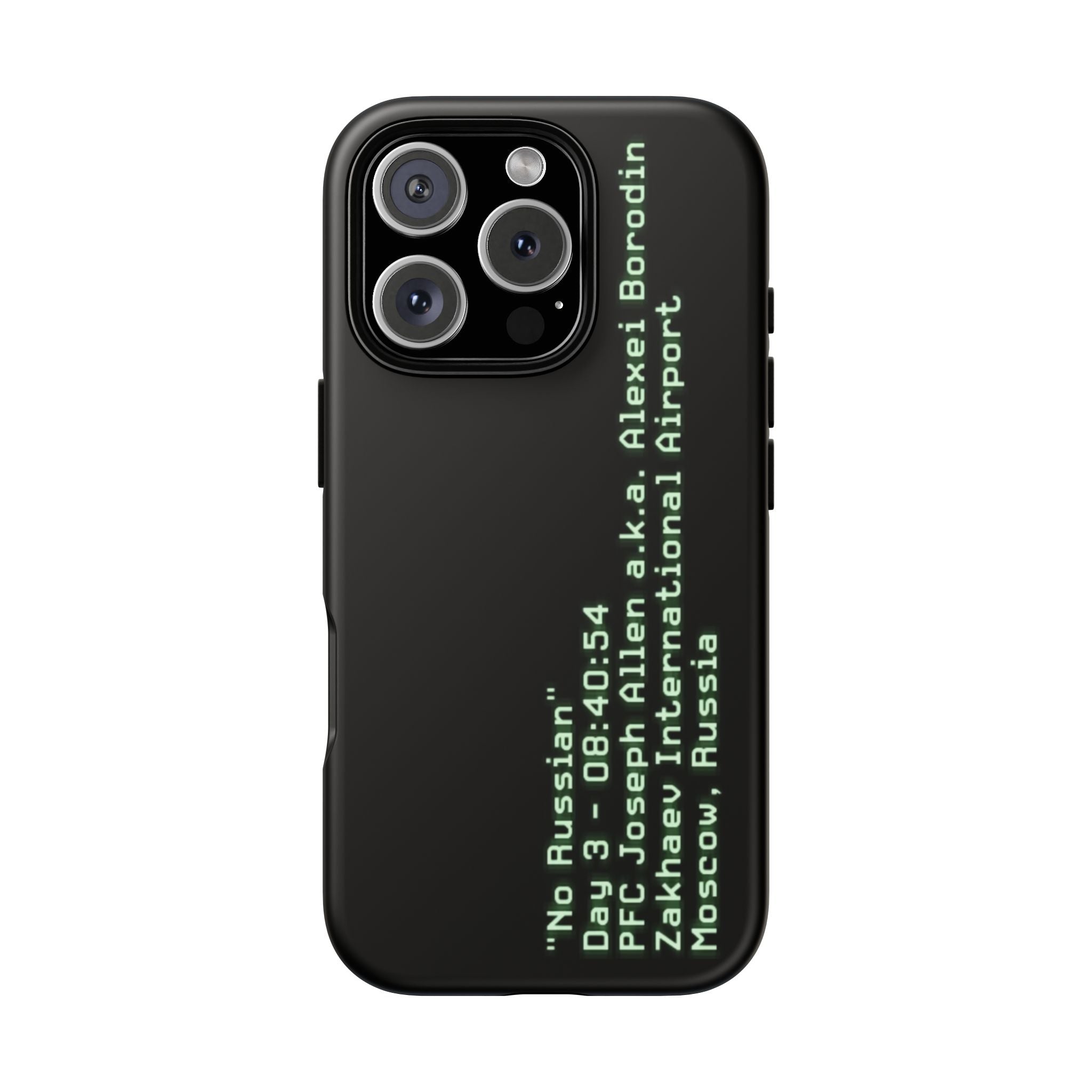 'No Russian' - Tough Case