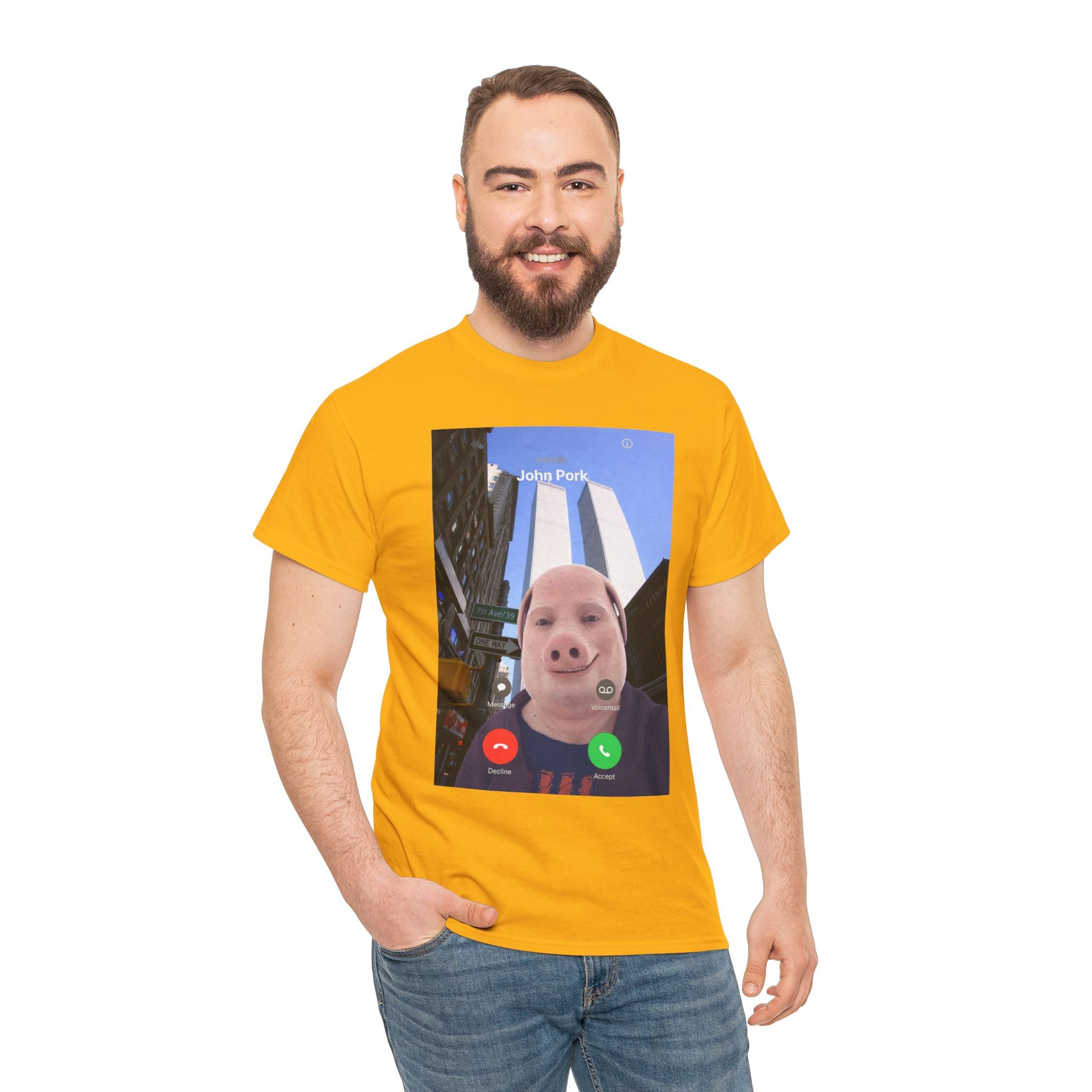 John Pork in New York - T-Shirt