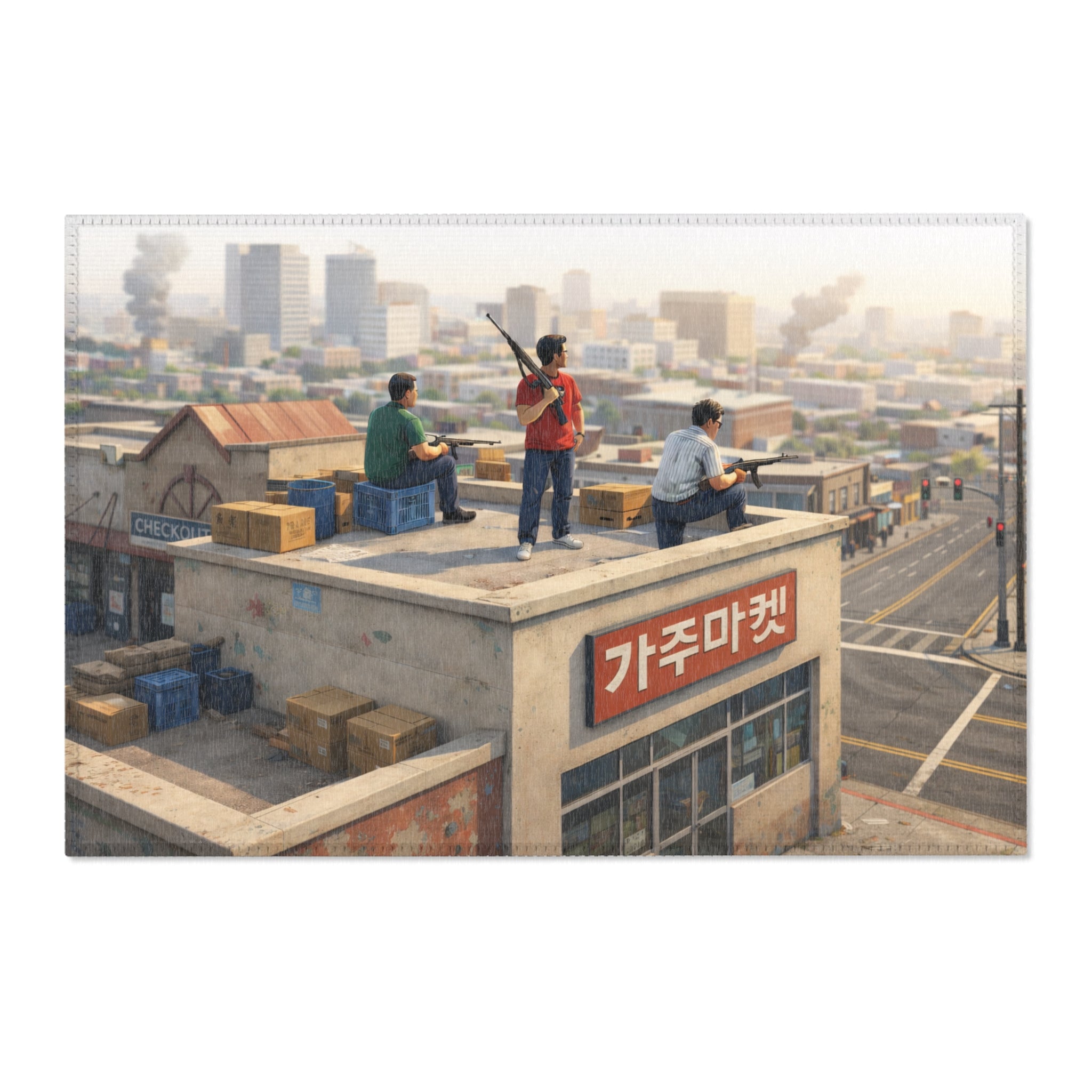 Rooftop Koreans Rug