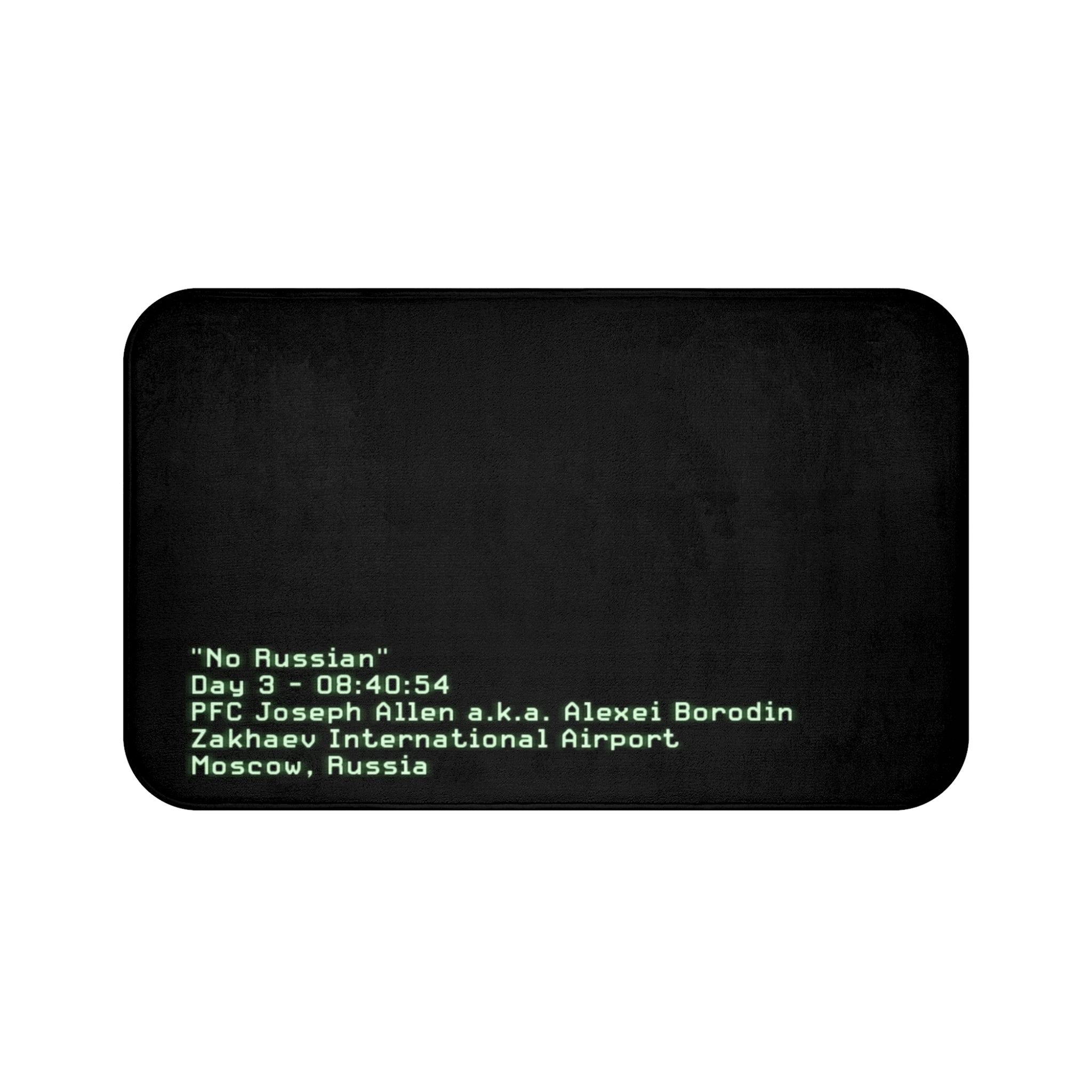 'No Russian' - Bathmat