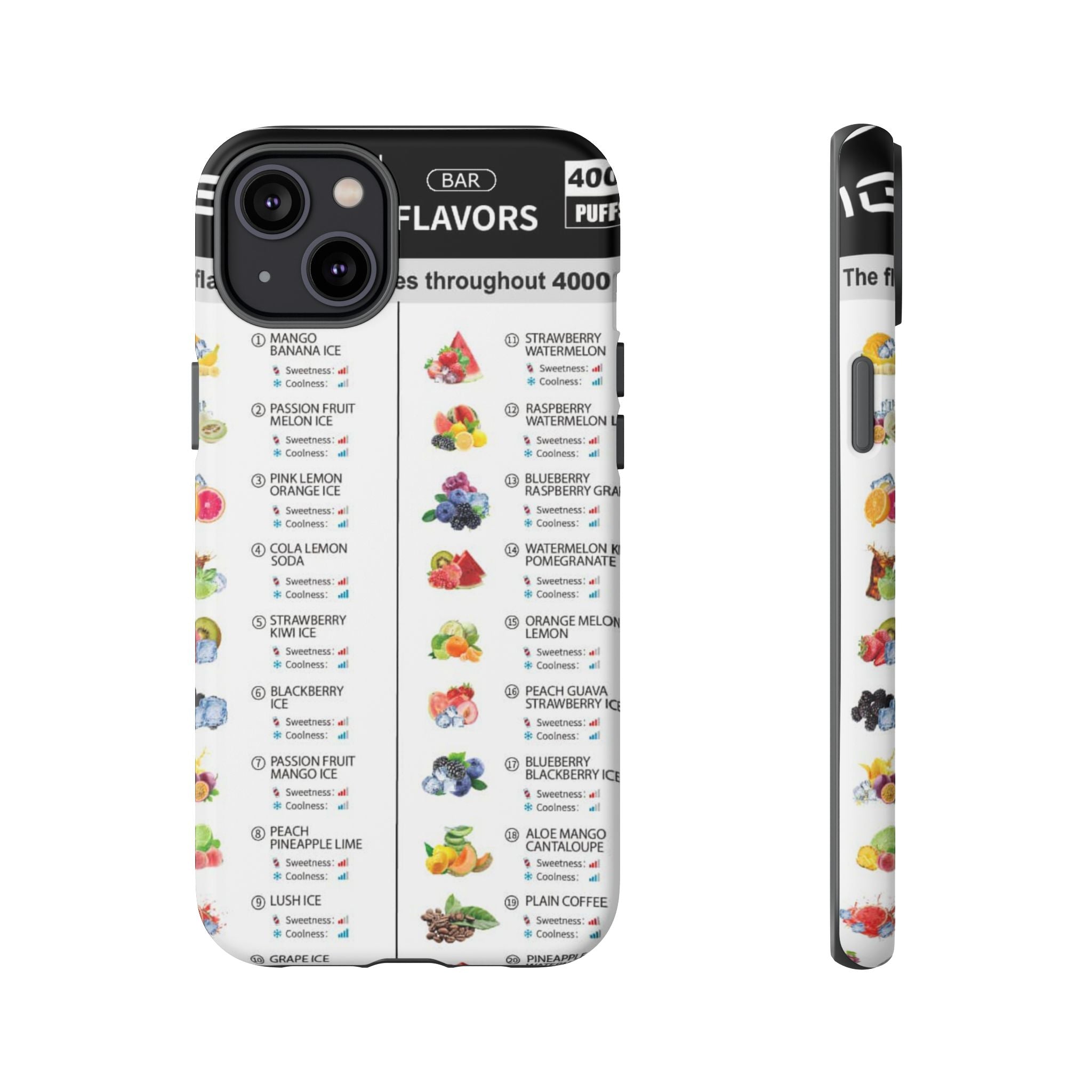 Vape Menu - Tough Case