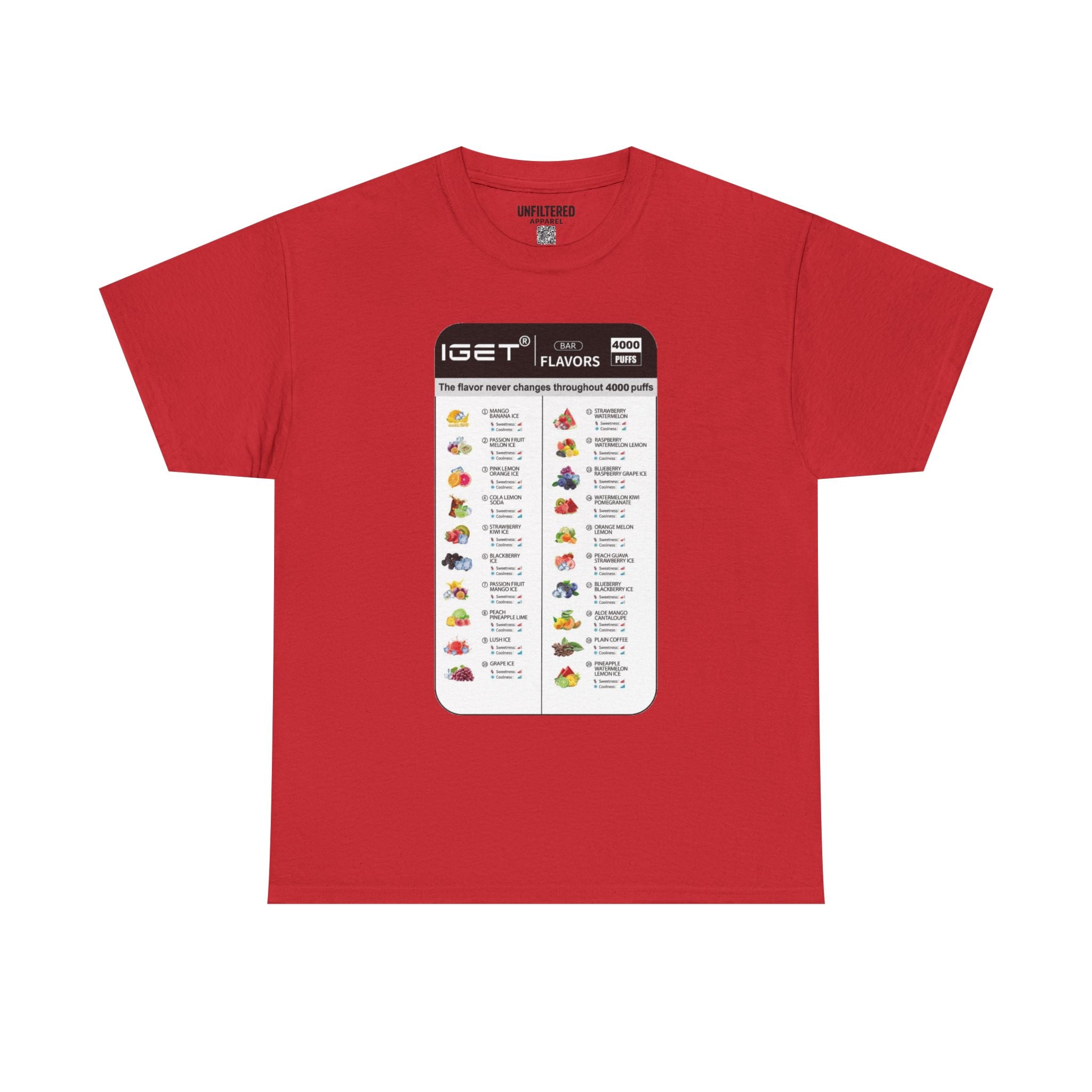 Vape Menu - T-Shirt