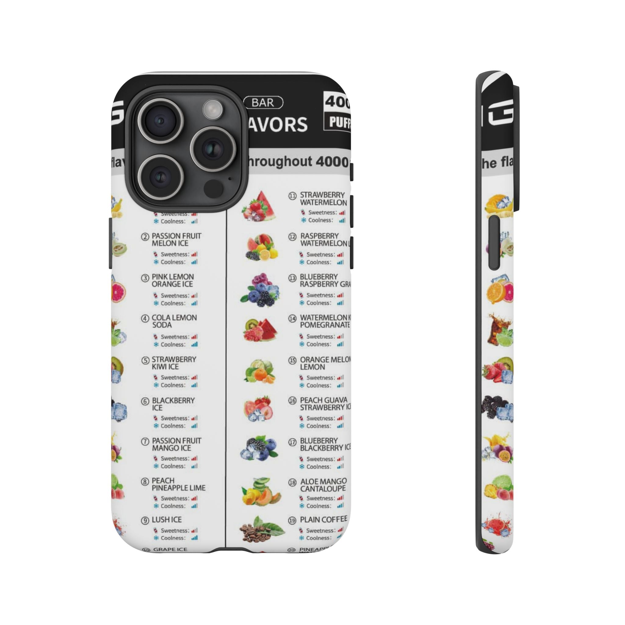 Vape Menu - Tough Case