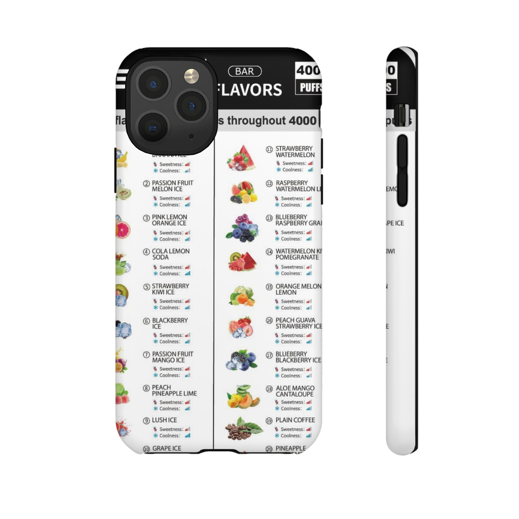 Vape Menu - Tough Case