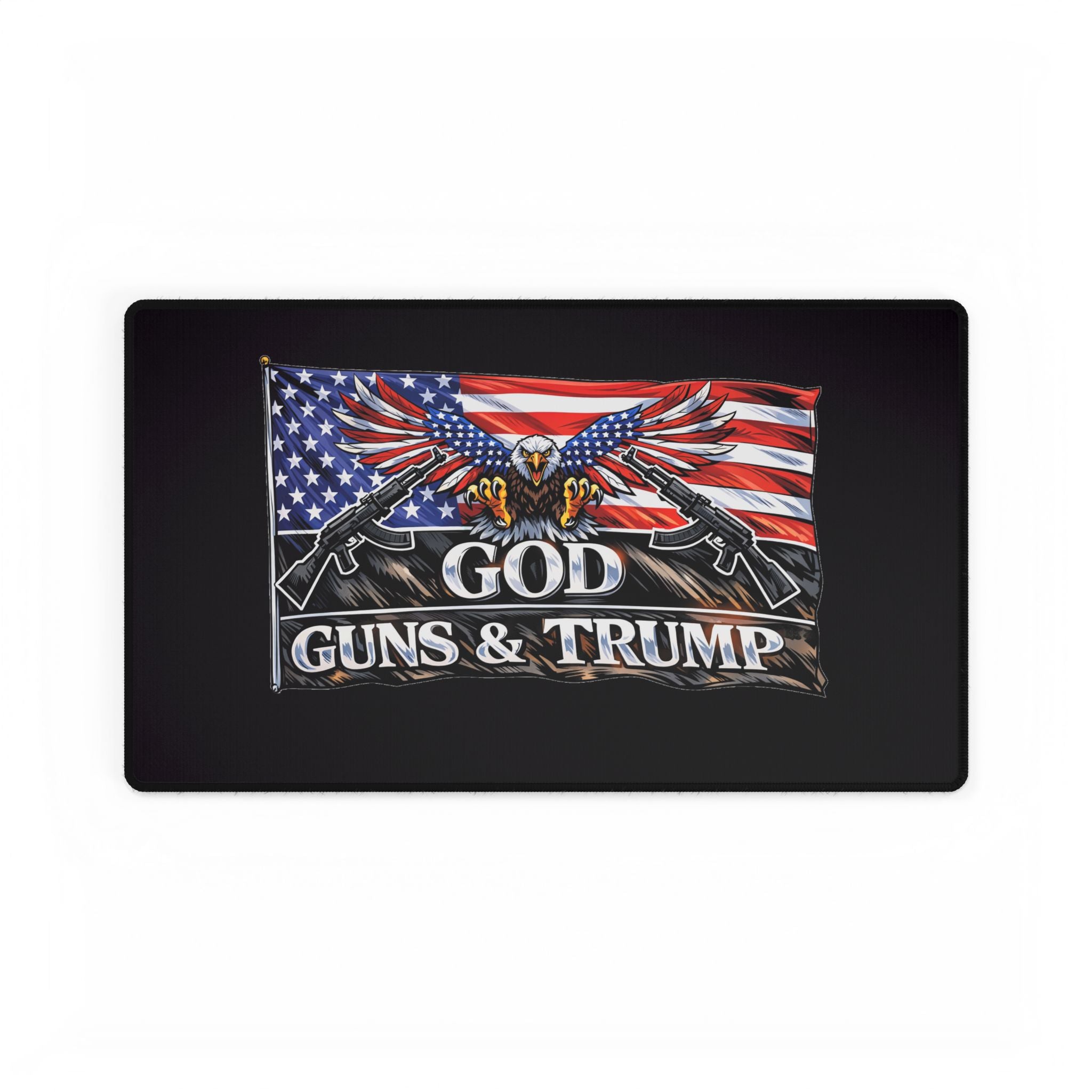 God, Guns & Trump Mousepad