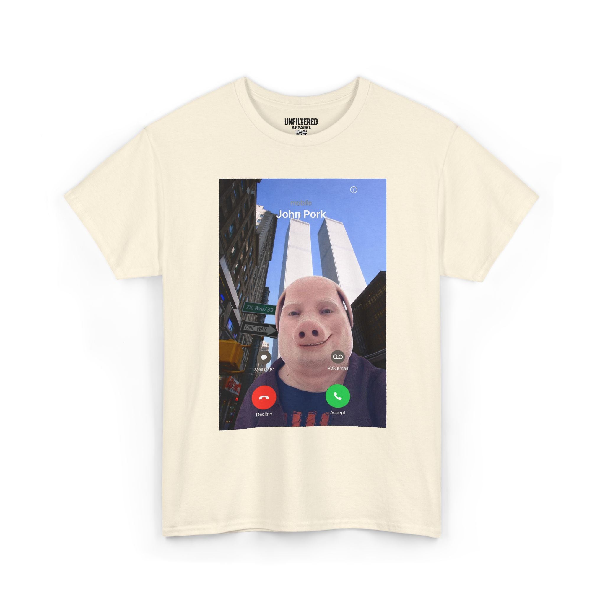 John Pork in New York - T-Shirt