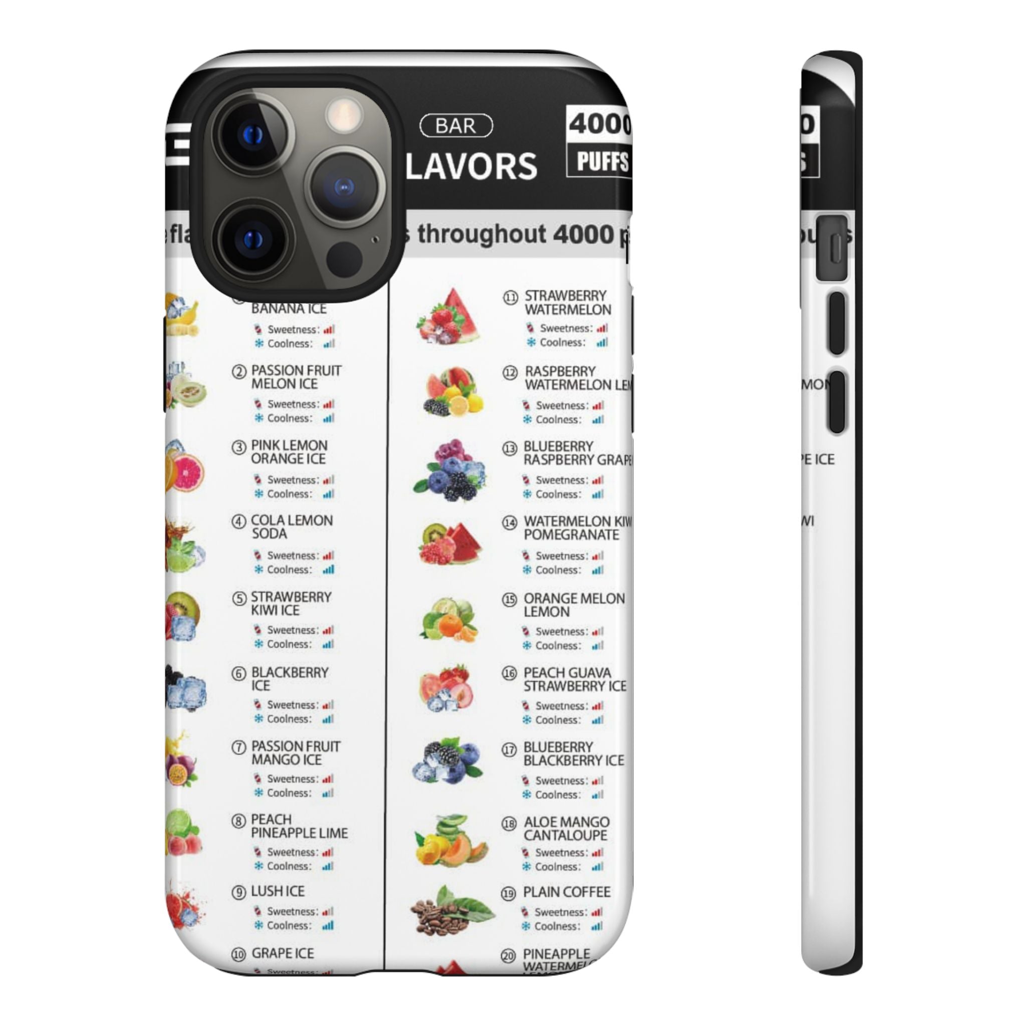 Vape Menu - Tough Case