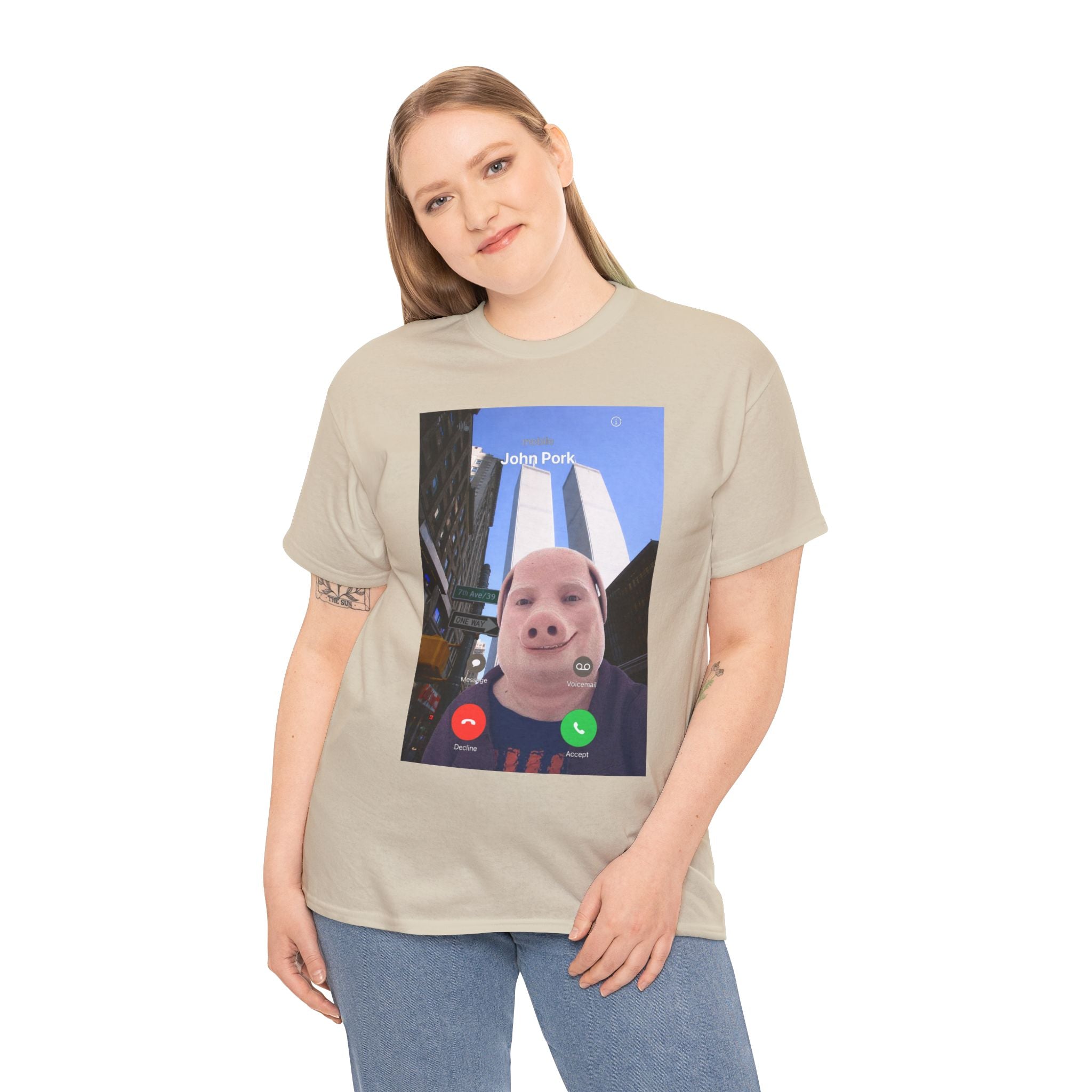 John Pork in New York - T-Shirt