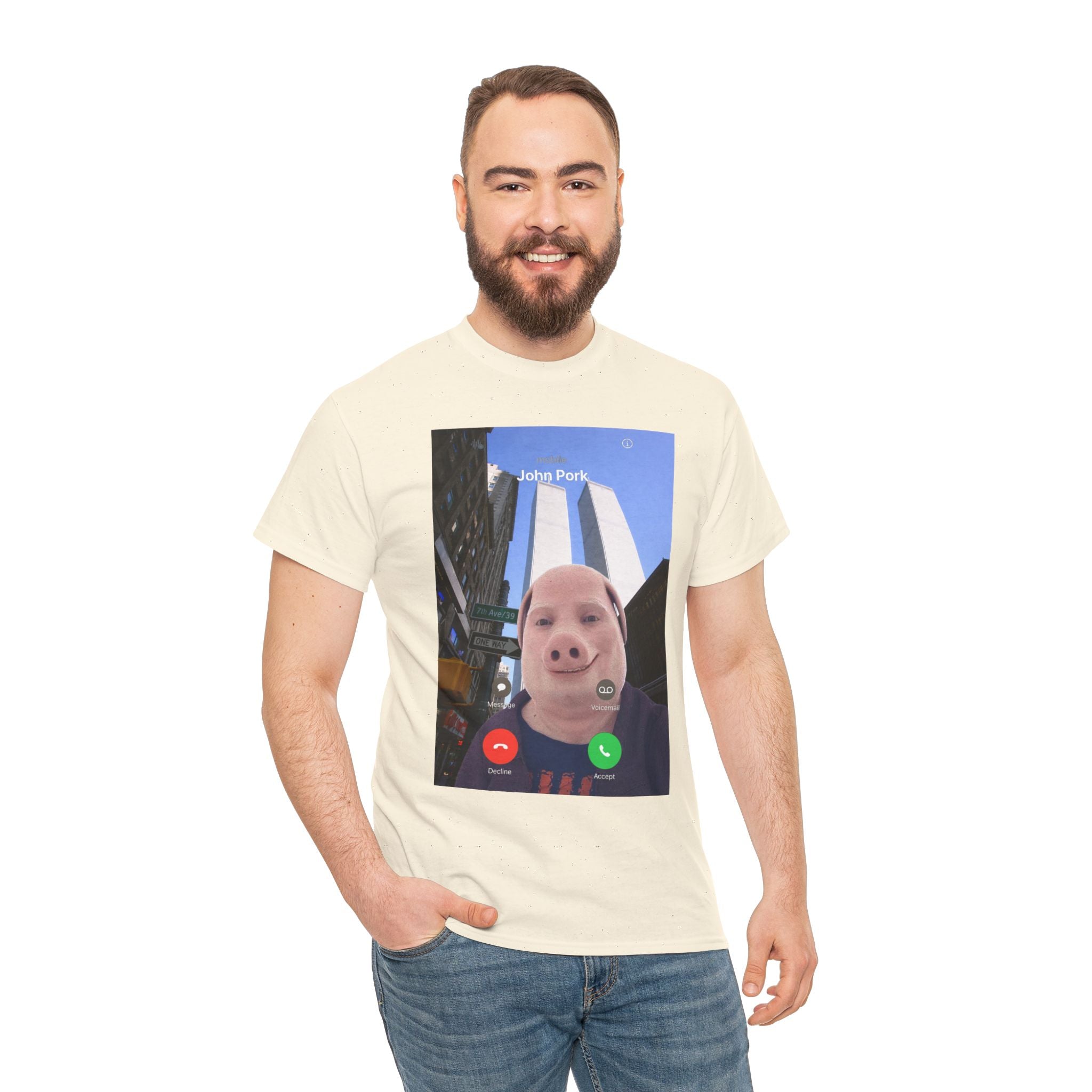 John Pork in New York - T-Shirt