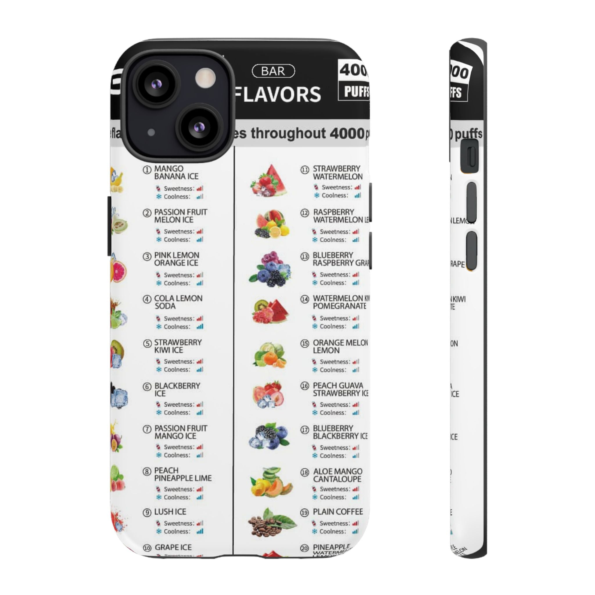 Vape Menu - Tough Case