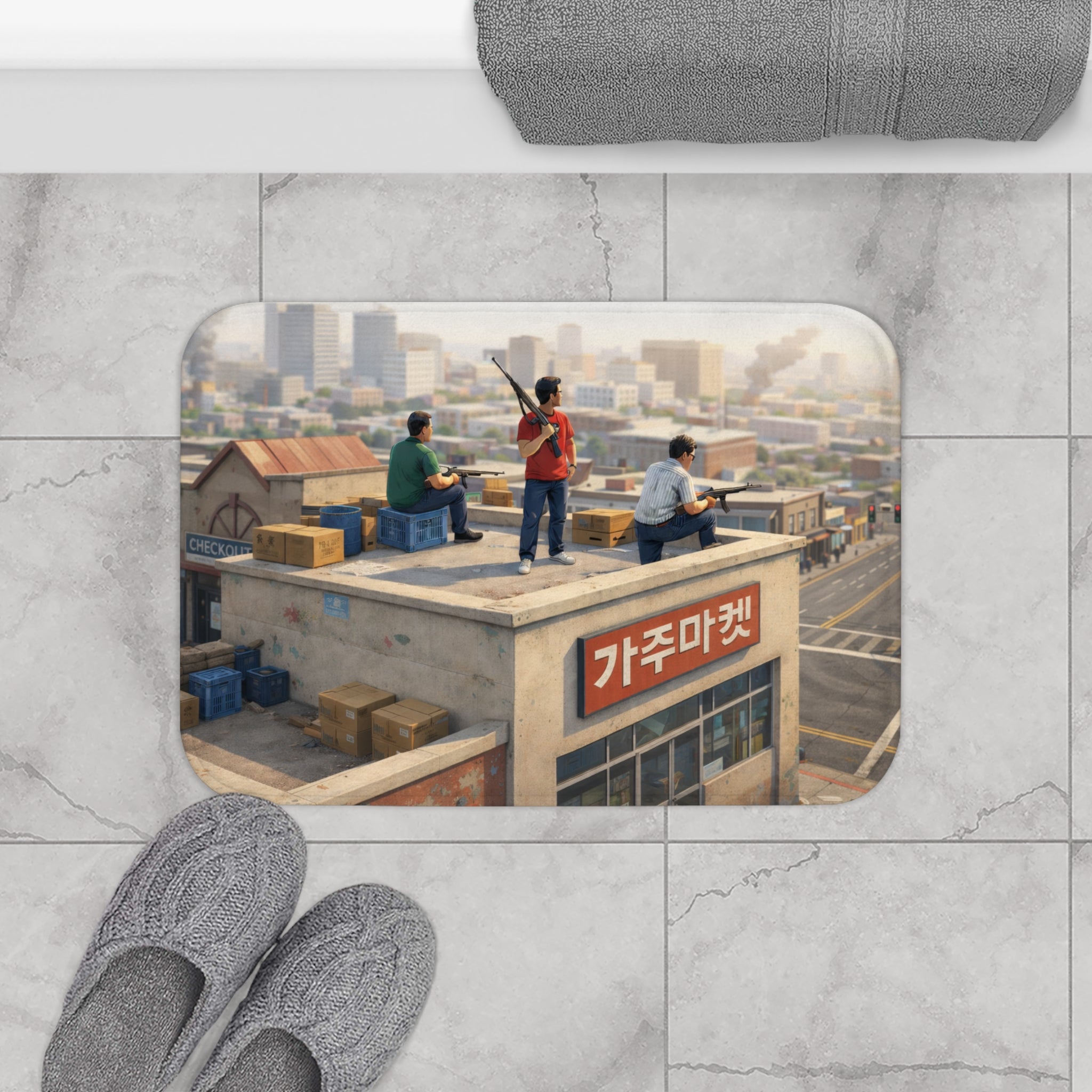 Korean Rooftop - Bathmat