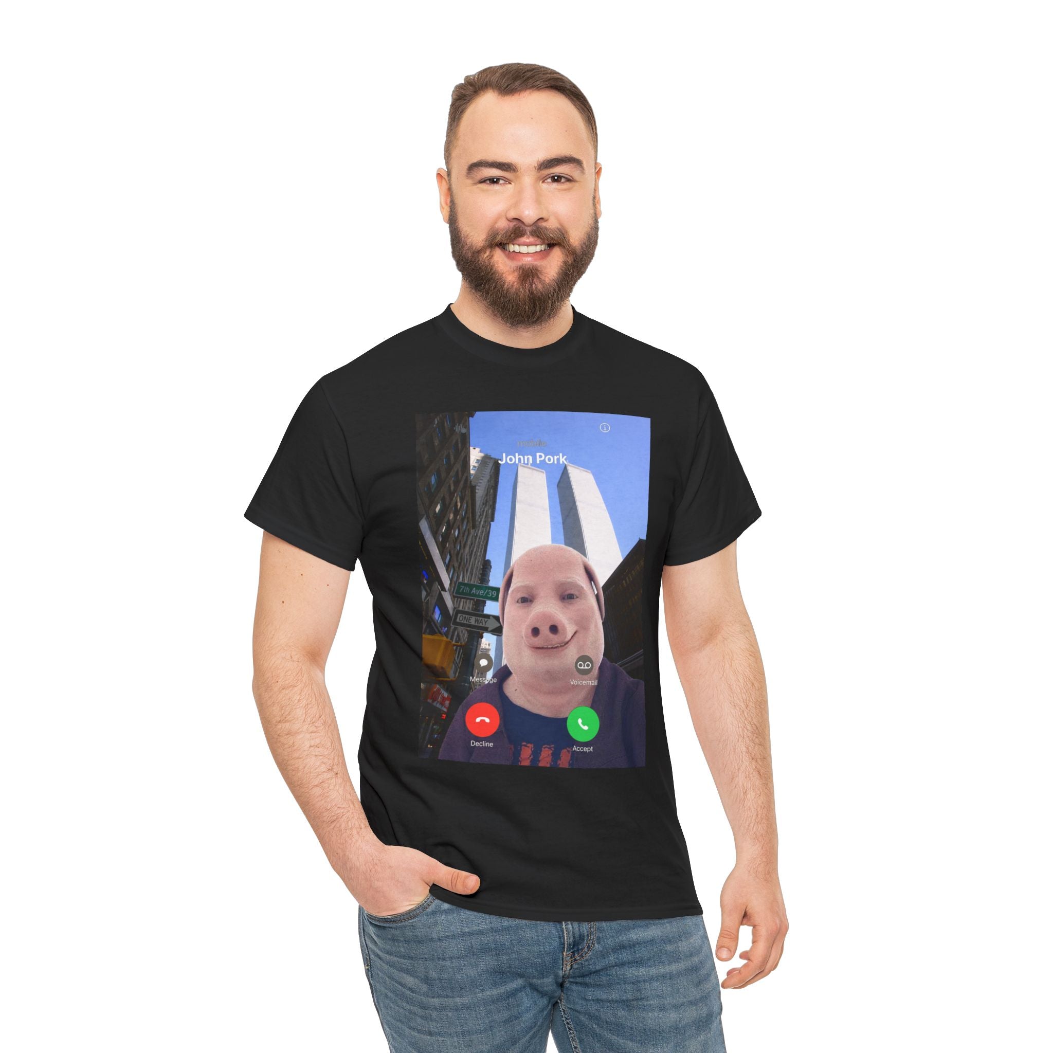 John Pork in New York - T-Shirt