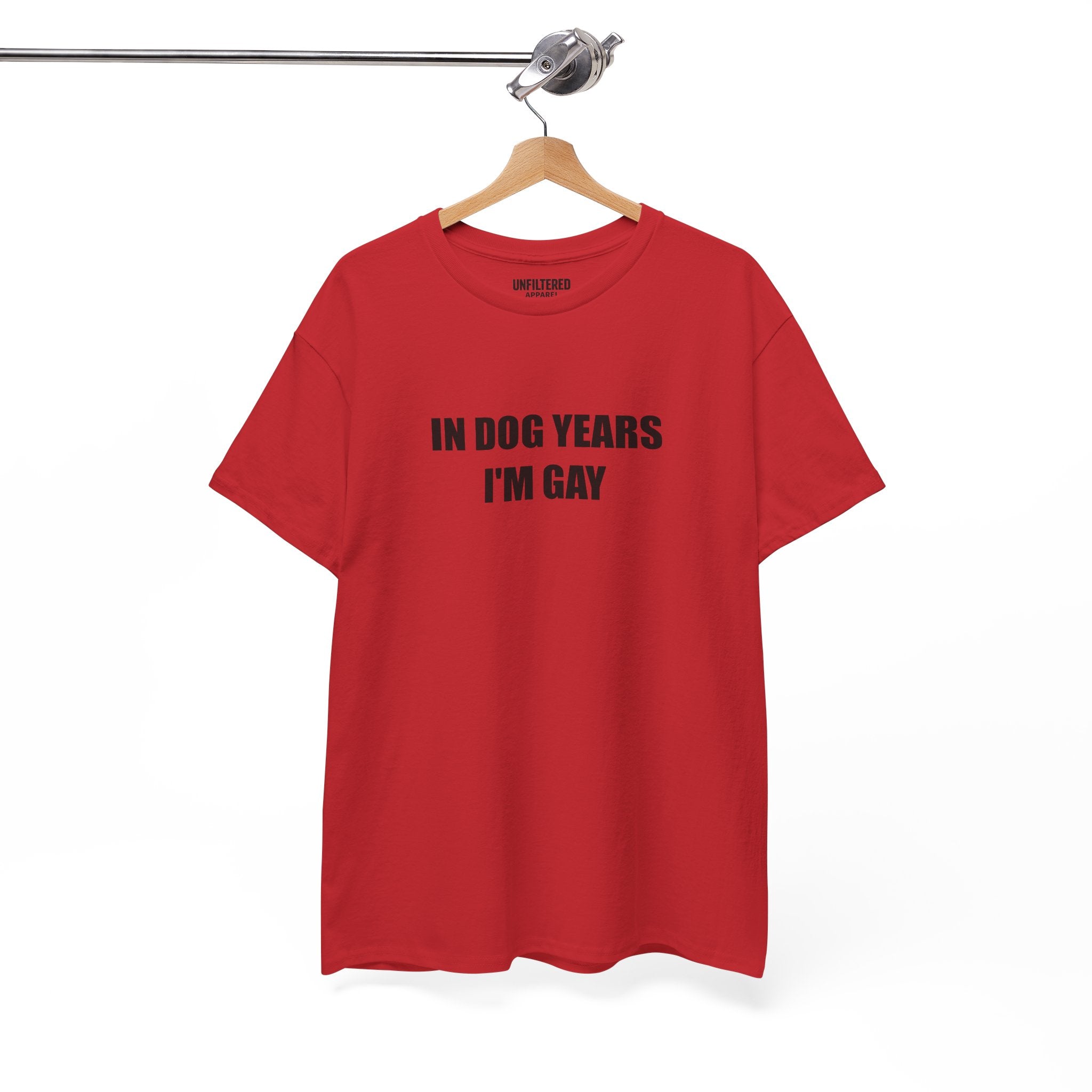 "In Dog Years I'm Gay" - T-Shirt