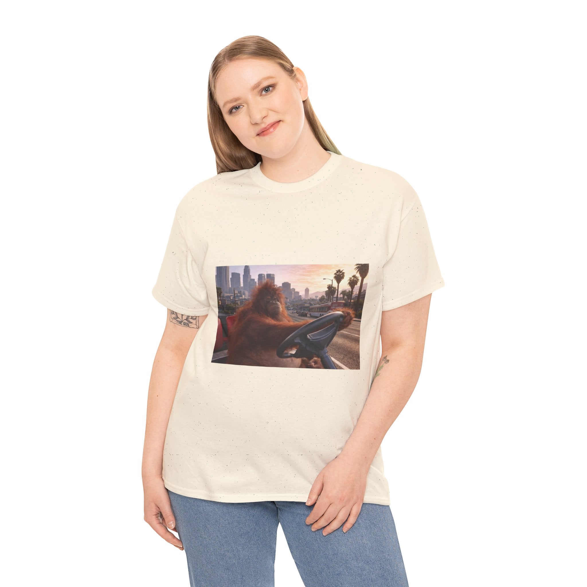 Orangutan Driving Los Santos - T-Shirt