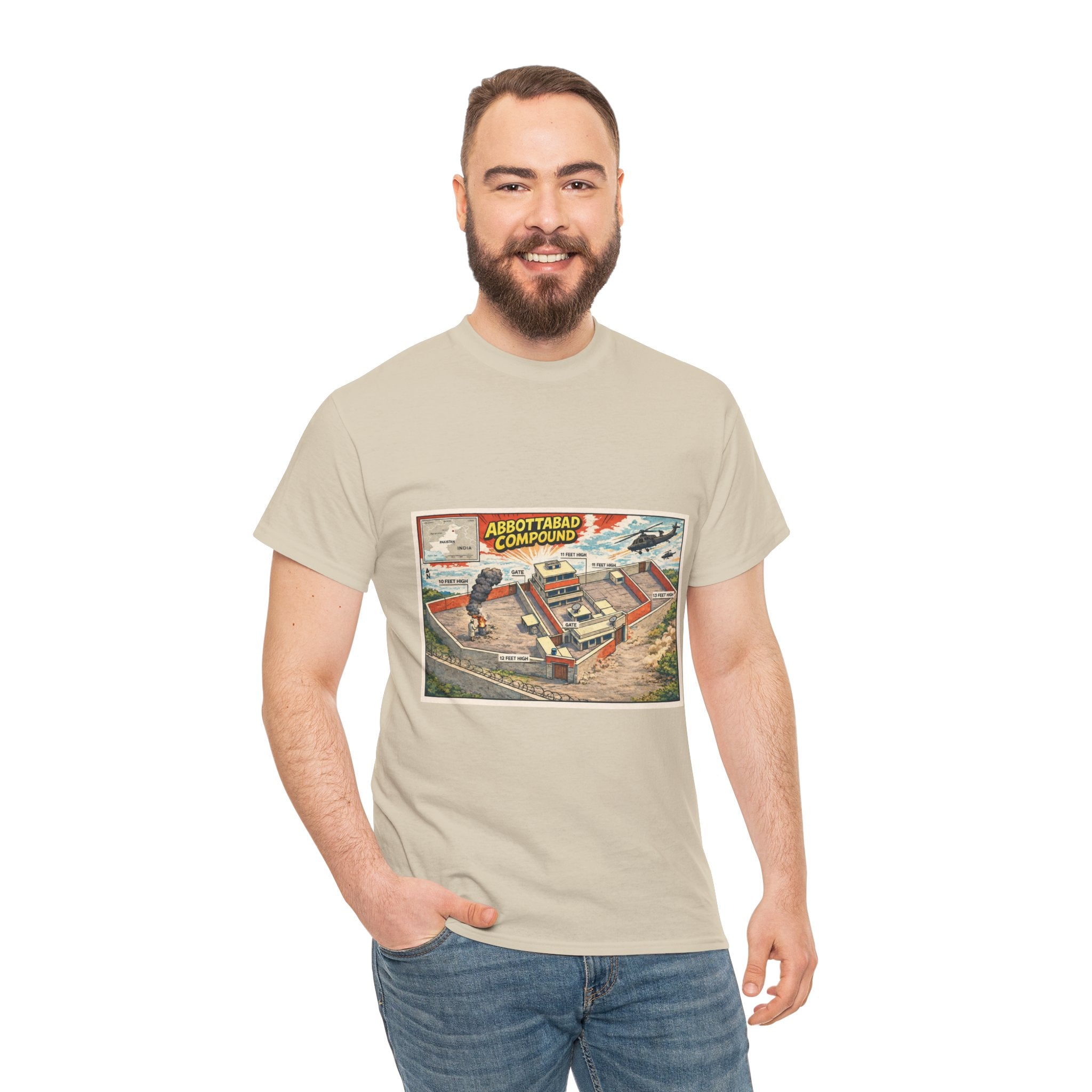 Abbottabad Compound Comic - T-Shirt