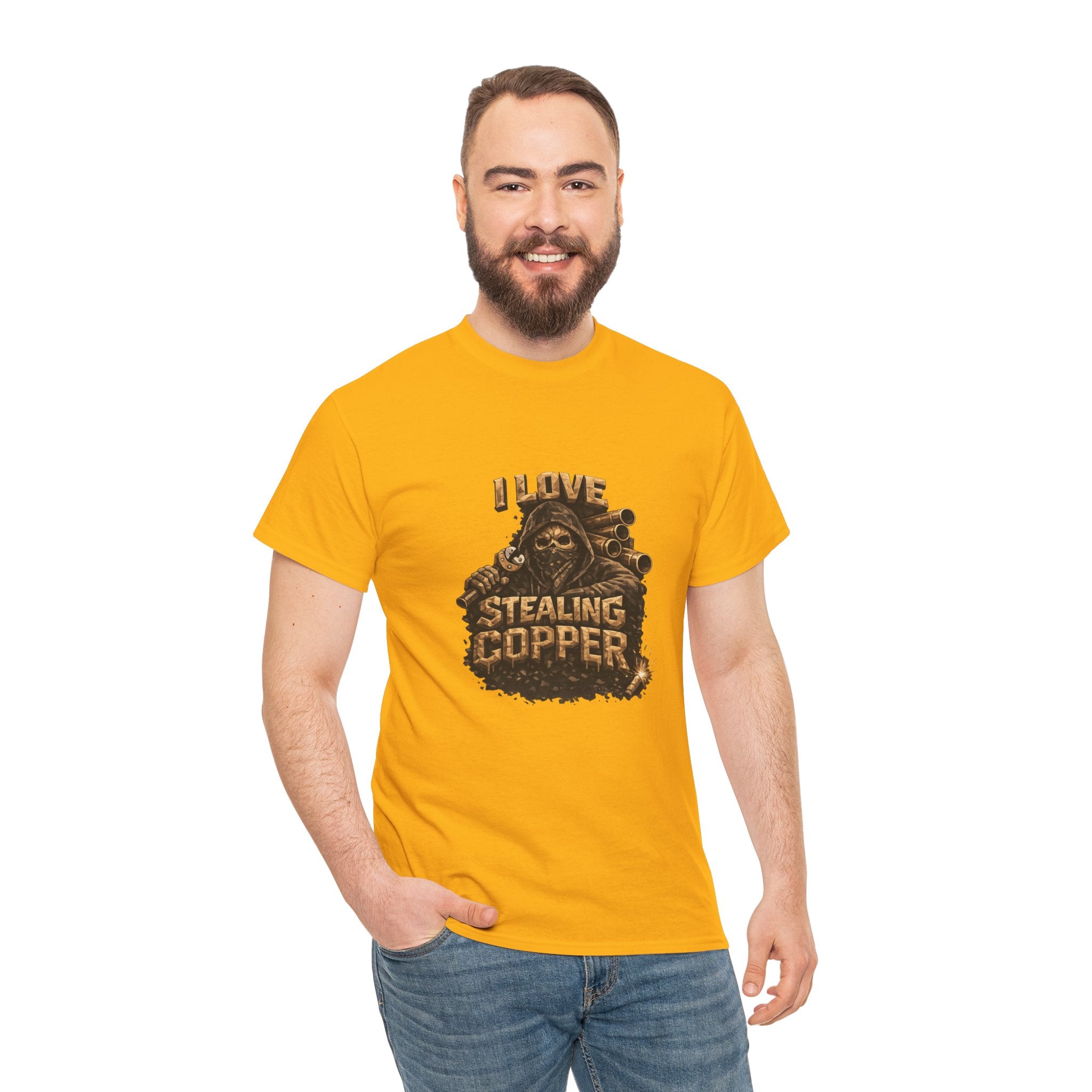 "I Love Stealing Copper" - T-Shirt