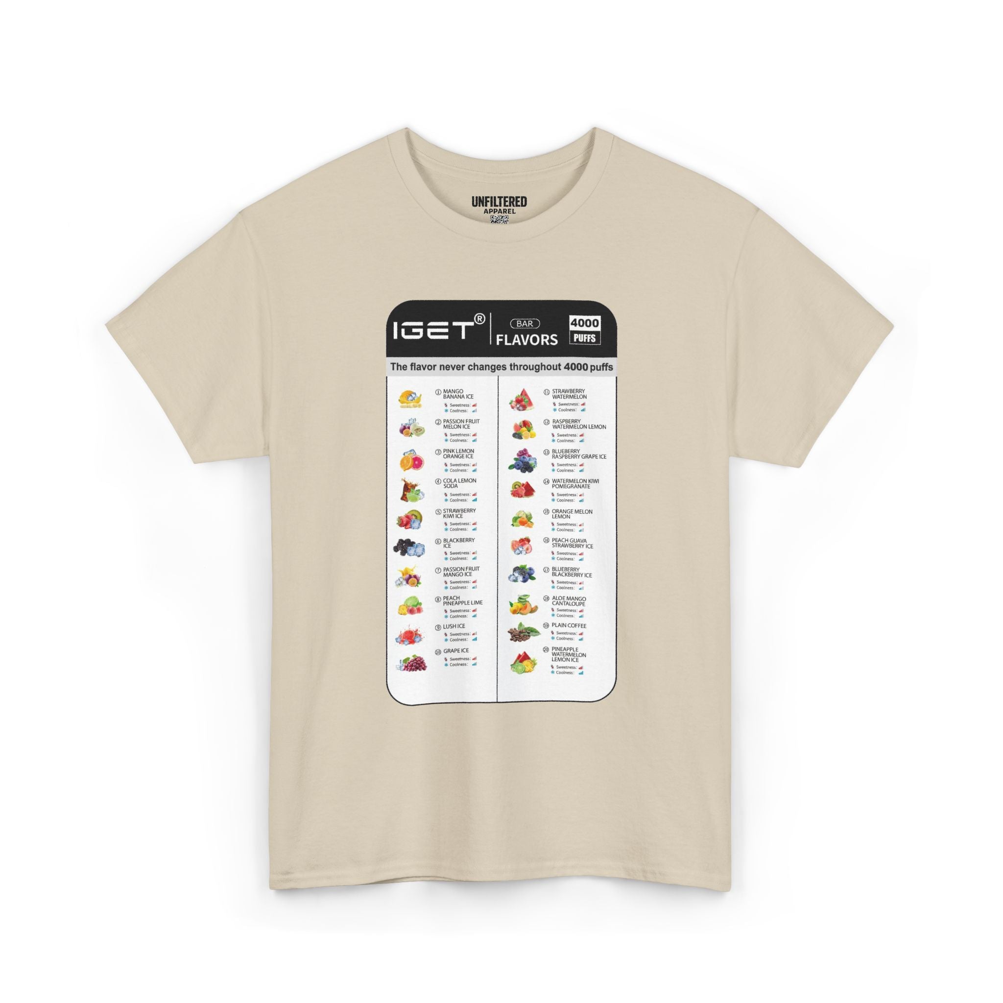 Vape Menu - T-Shirt