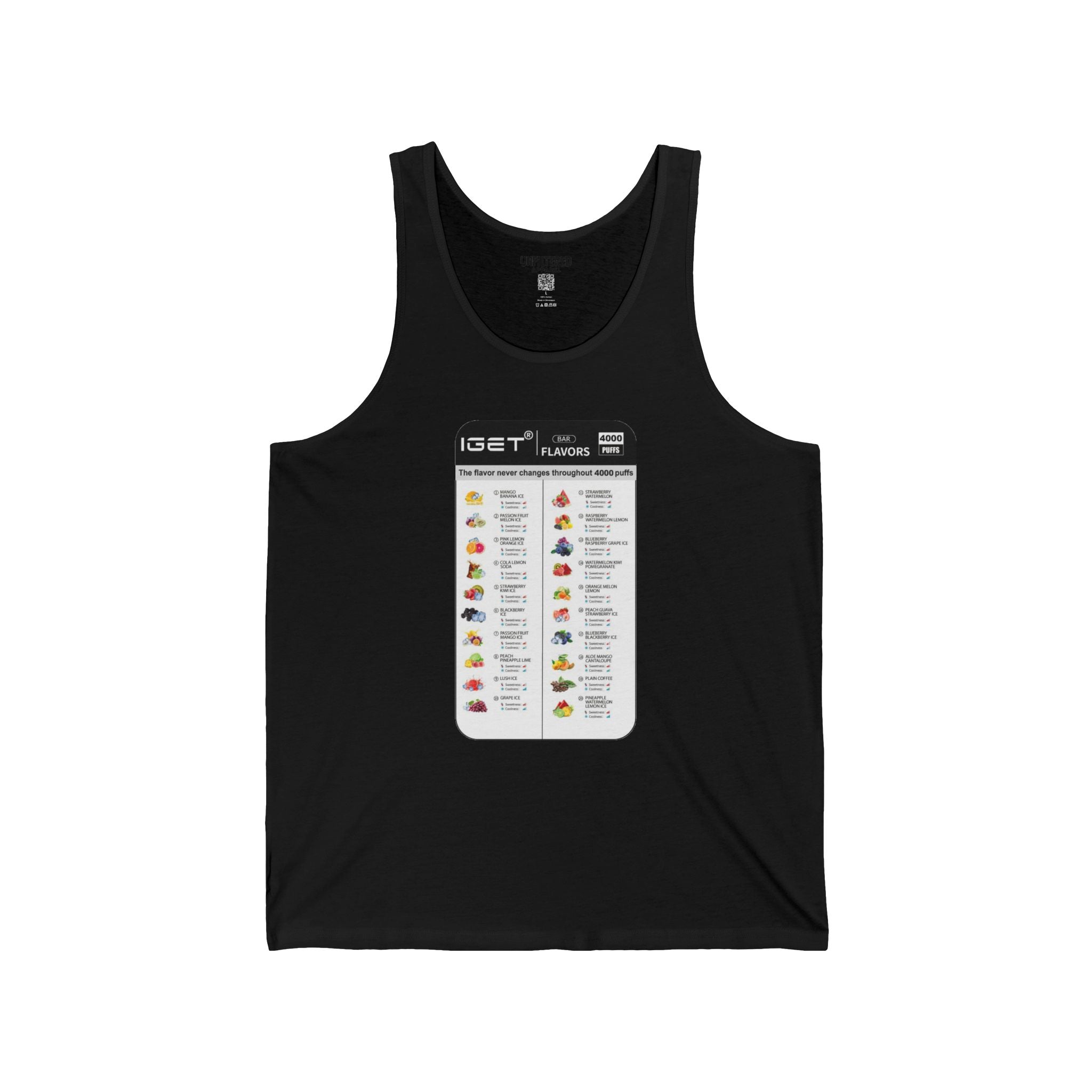 Vape Menu - Tank Top