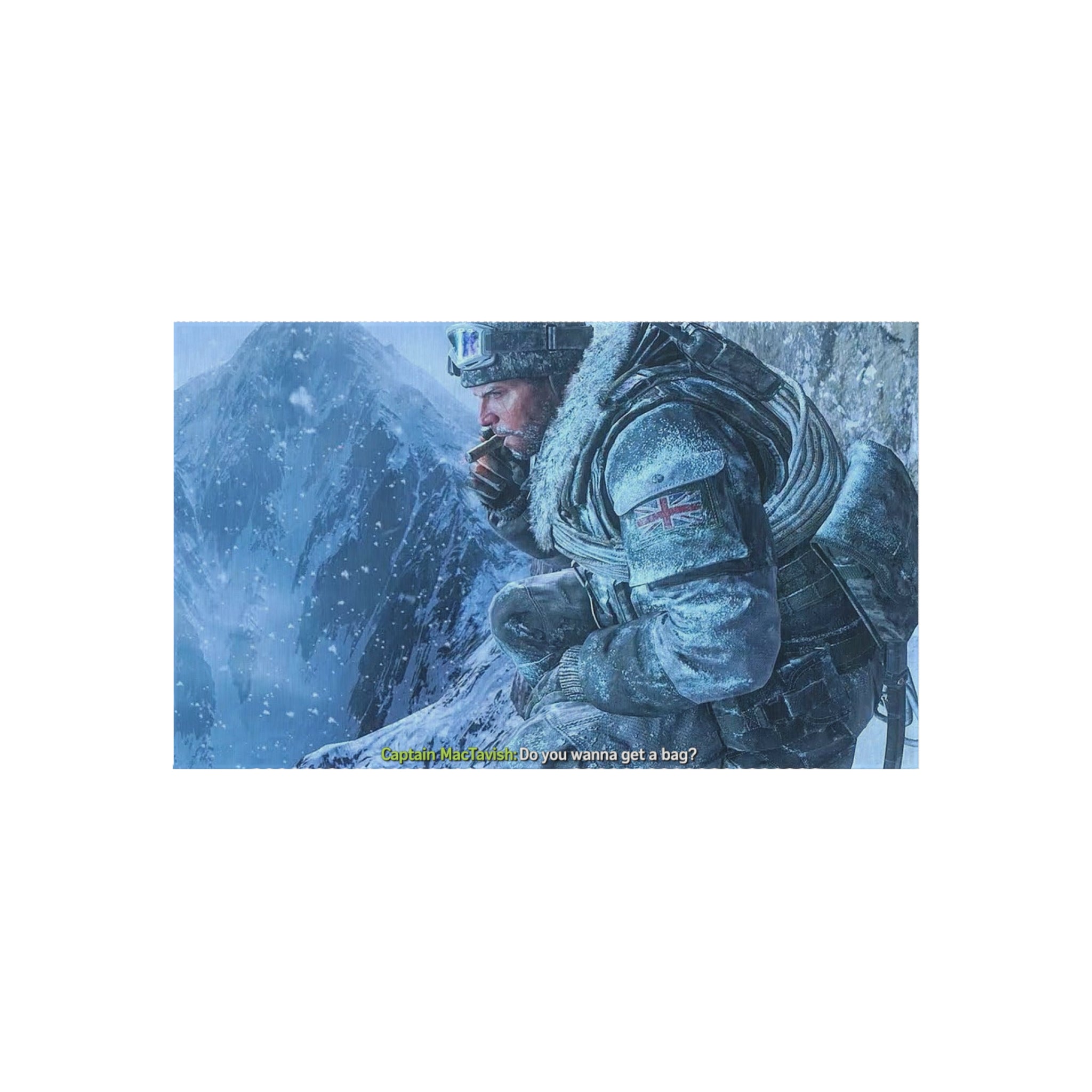 Outdoor Rug — MacTavish Mountain Scene Outdoor Rug