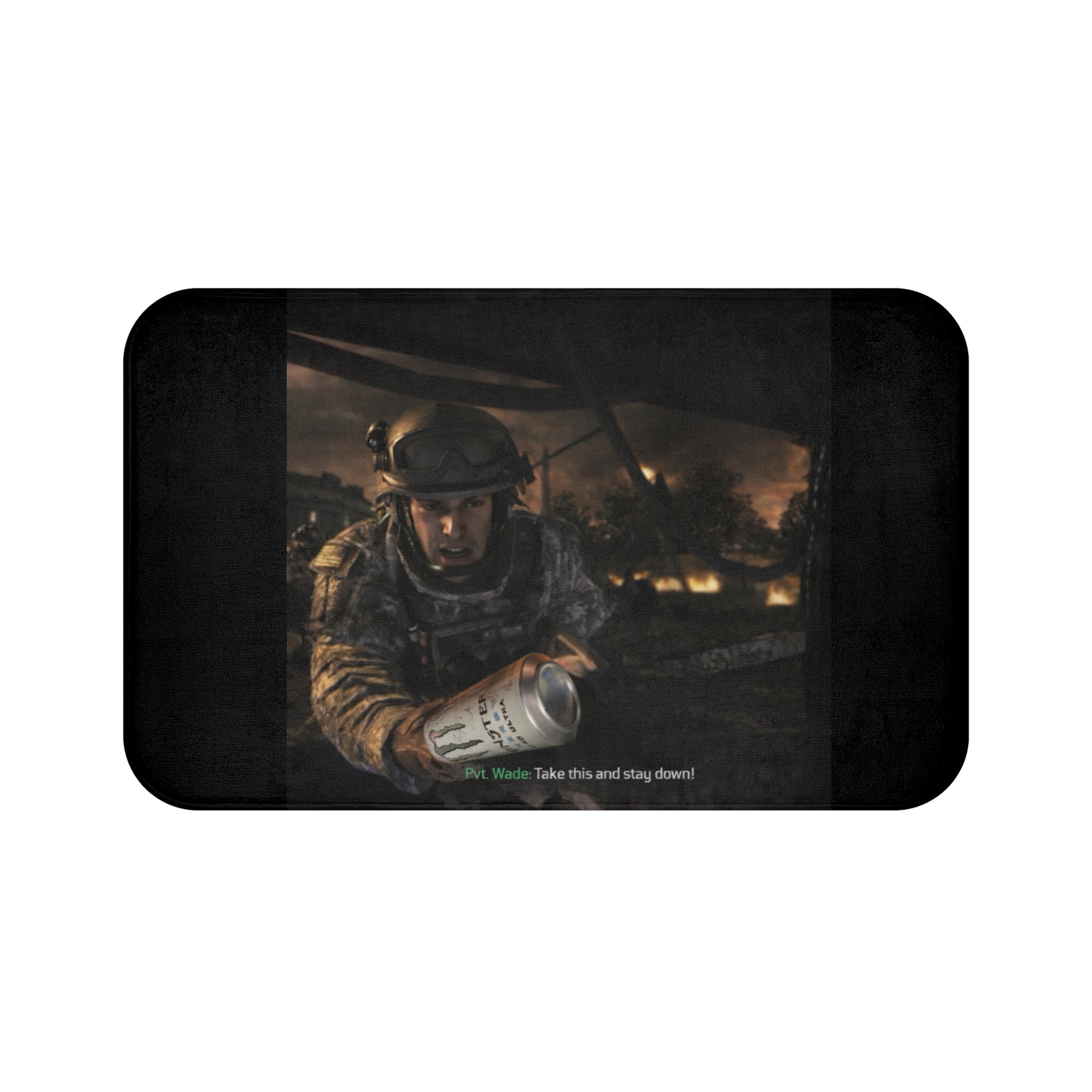 'Take This & Stay Down'- Bathmat