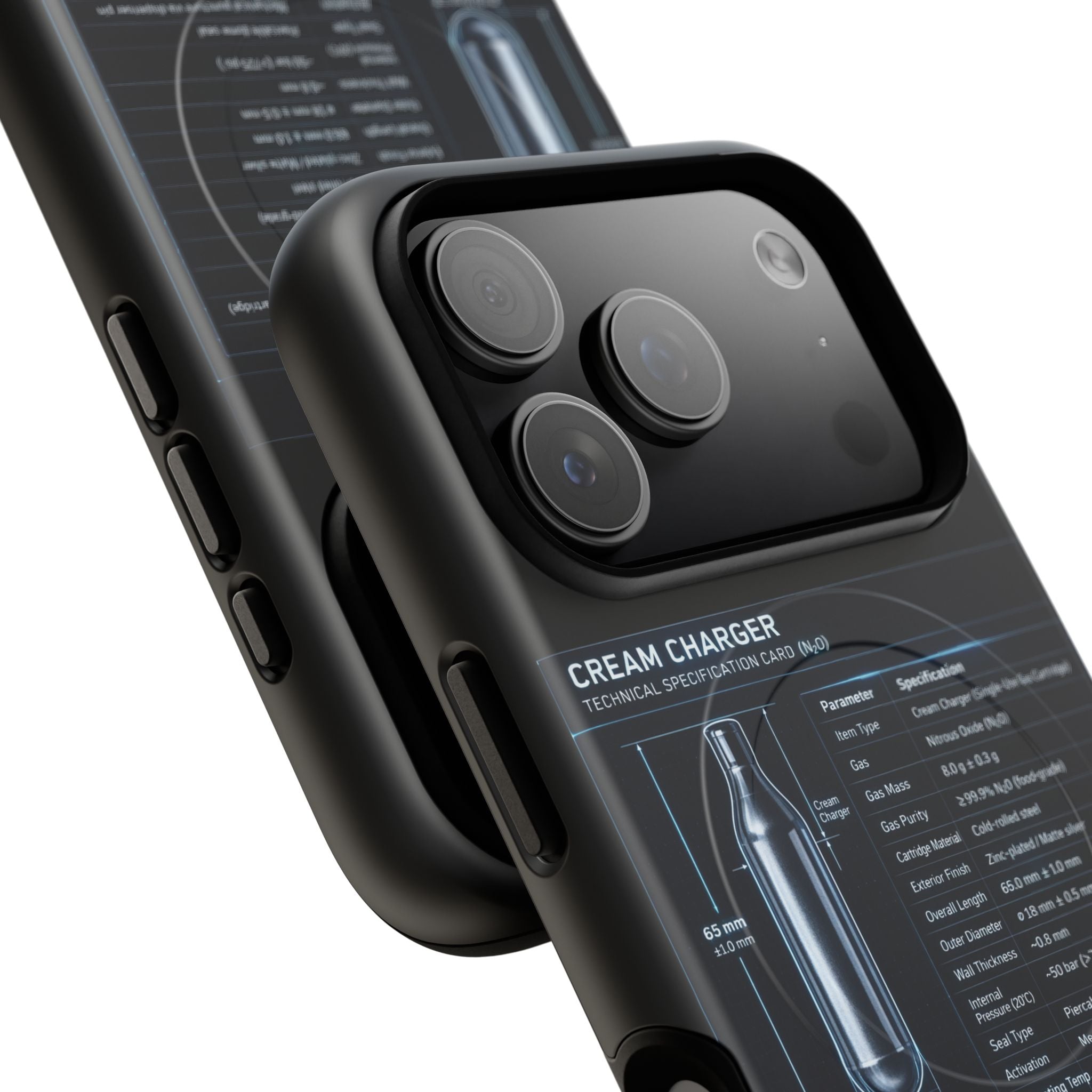 Cream Charger Blueprint - Tough Magnetic Case