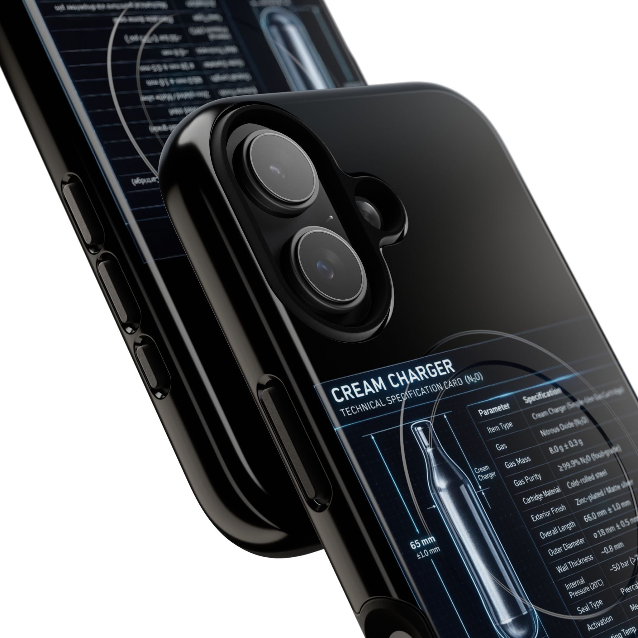 Cream Charger Blueprint - Tough Magnetic Case