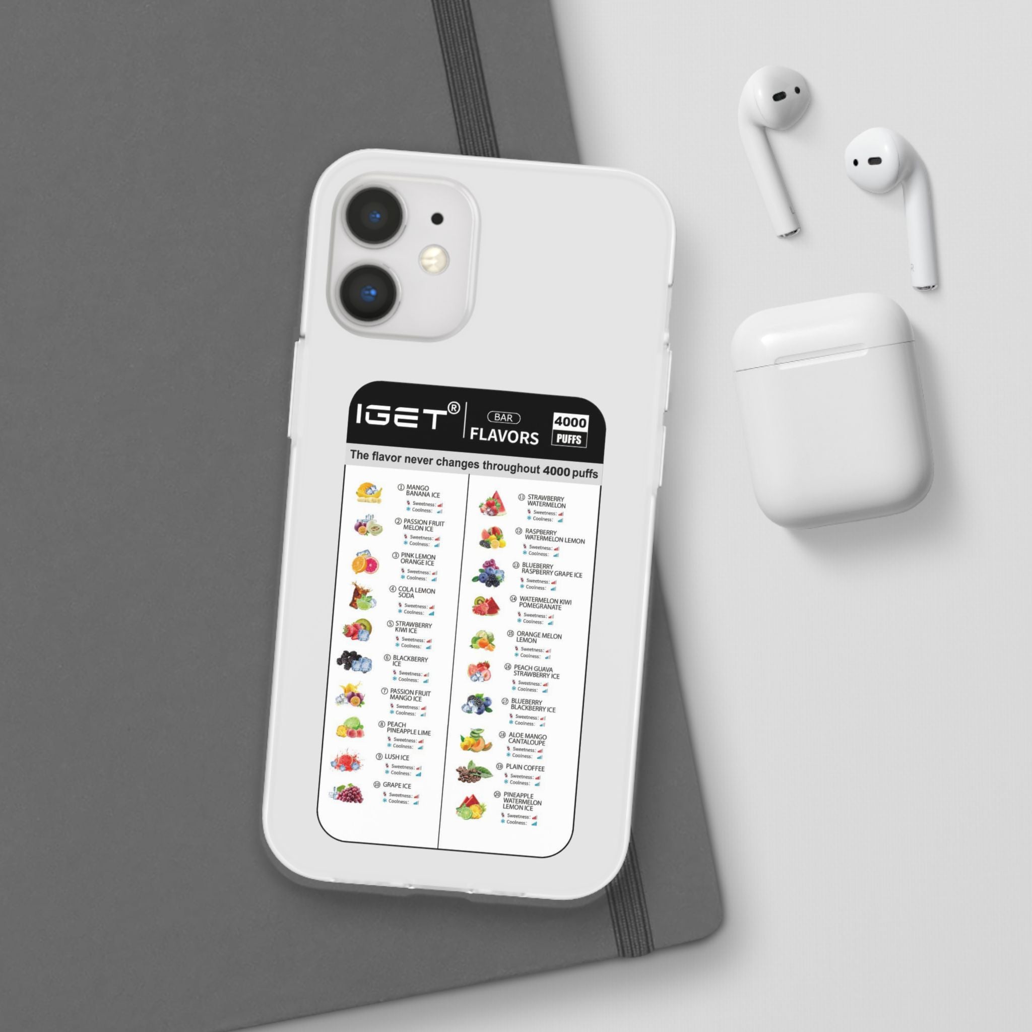 Vape Menu - Flexi Case