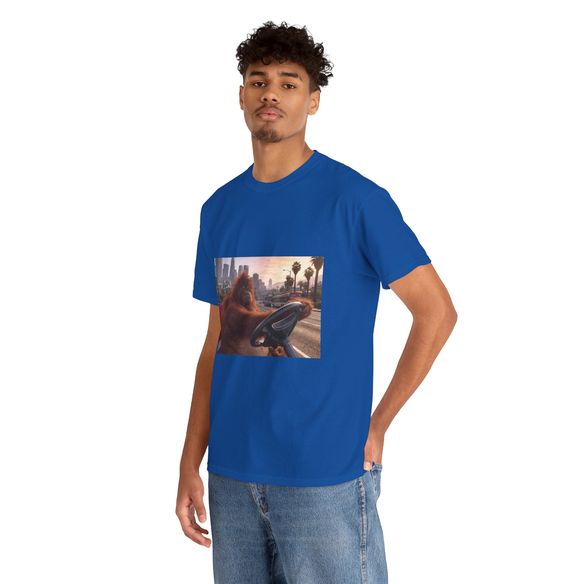 Orangutan Driving Los Santos - T-Shirt