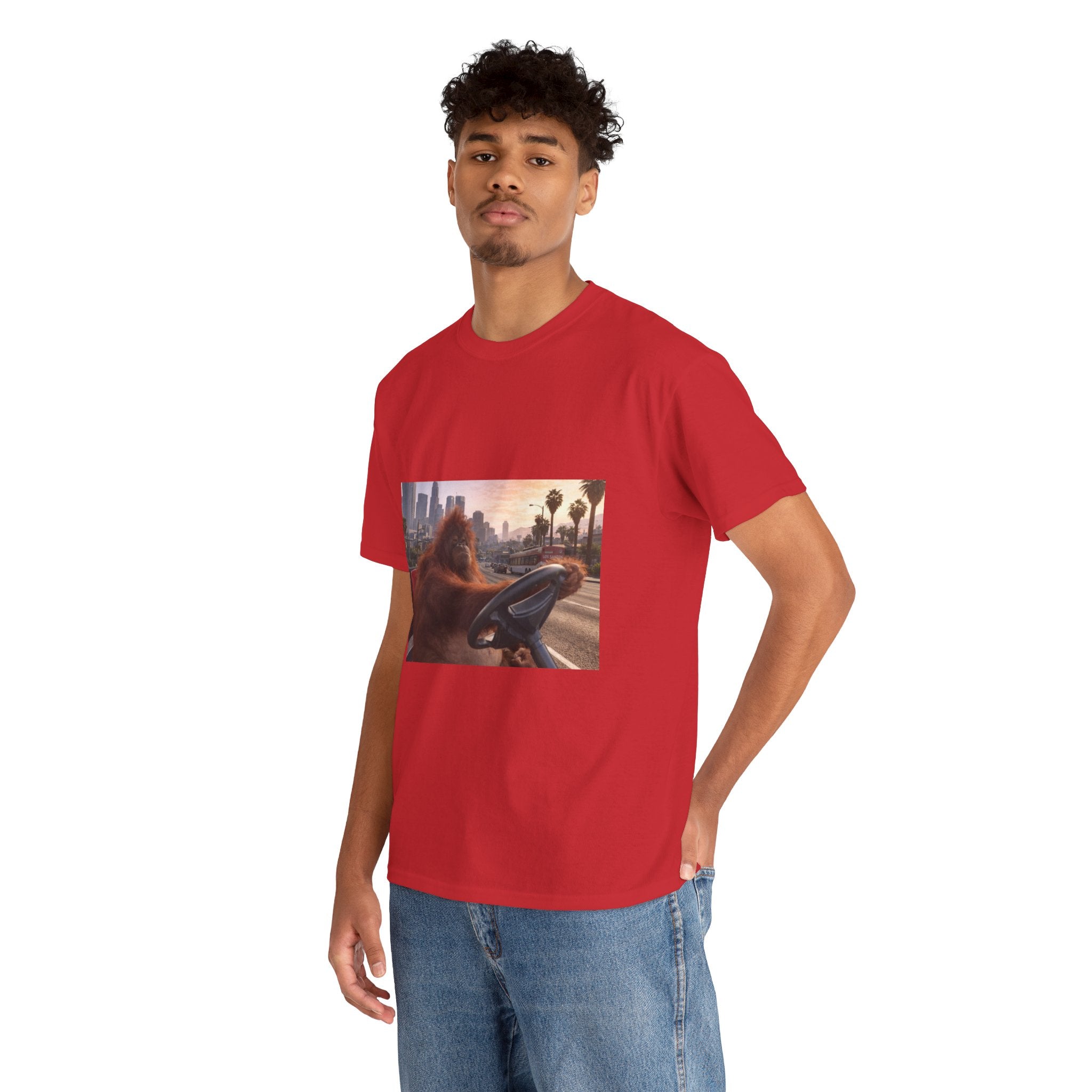 Orangutan Driving Los Santos - T-Shirt