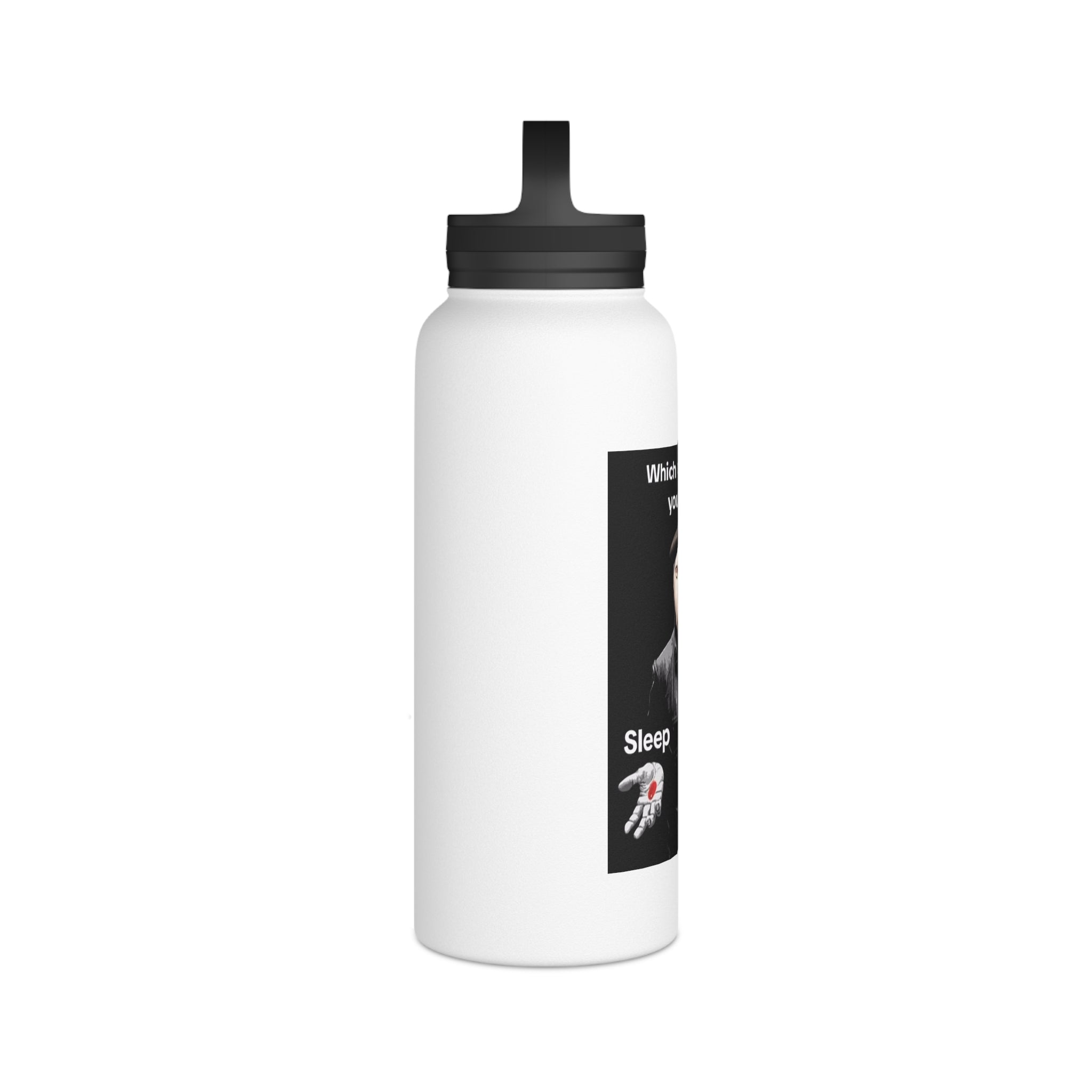 “Which one would you pick? Sleep” Stainless Steel Bottle