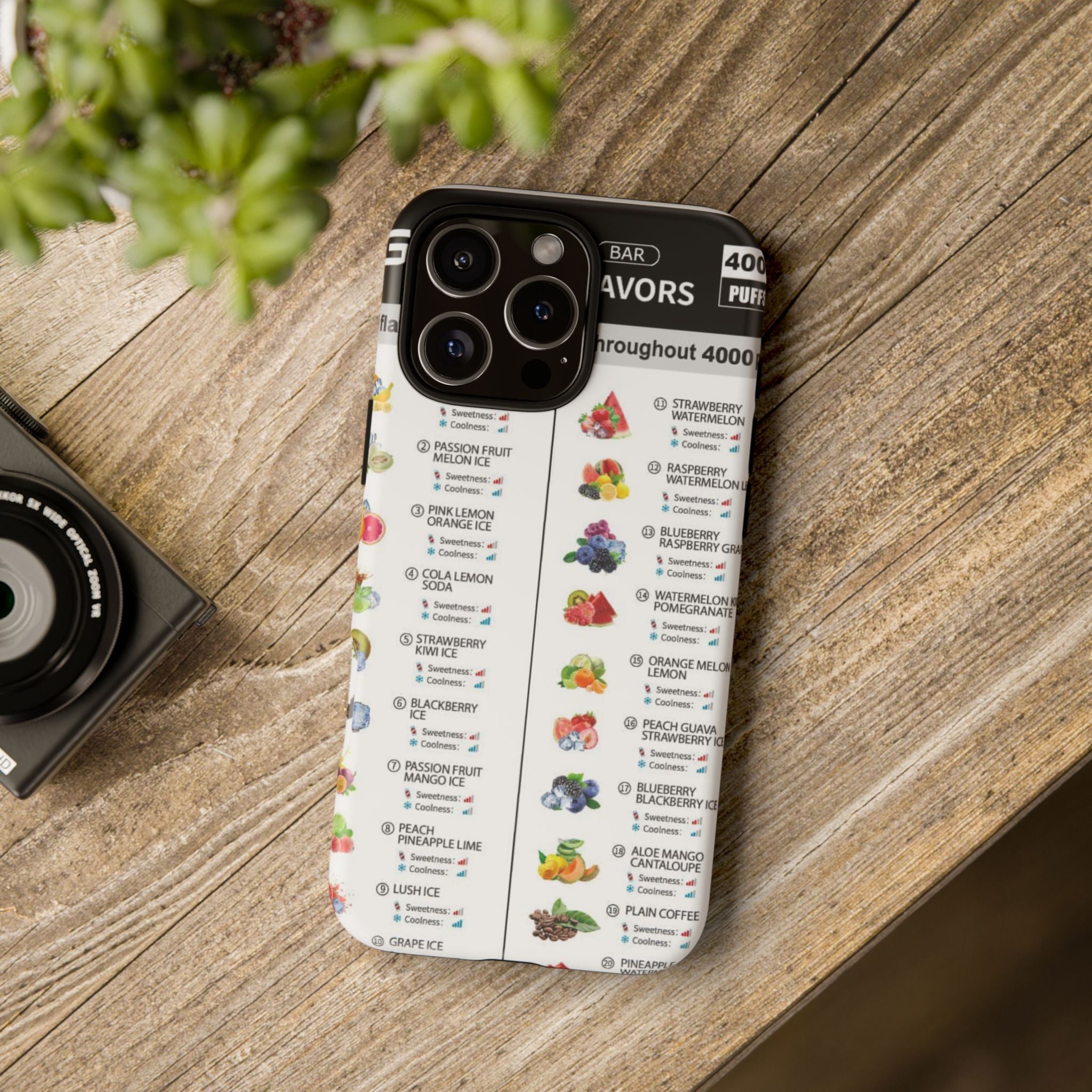 Vape Menu - Tough Case